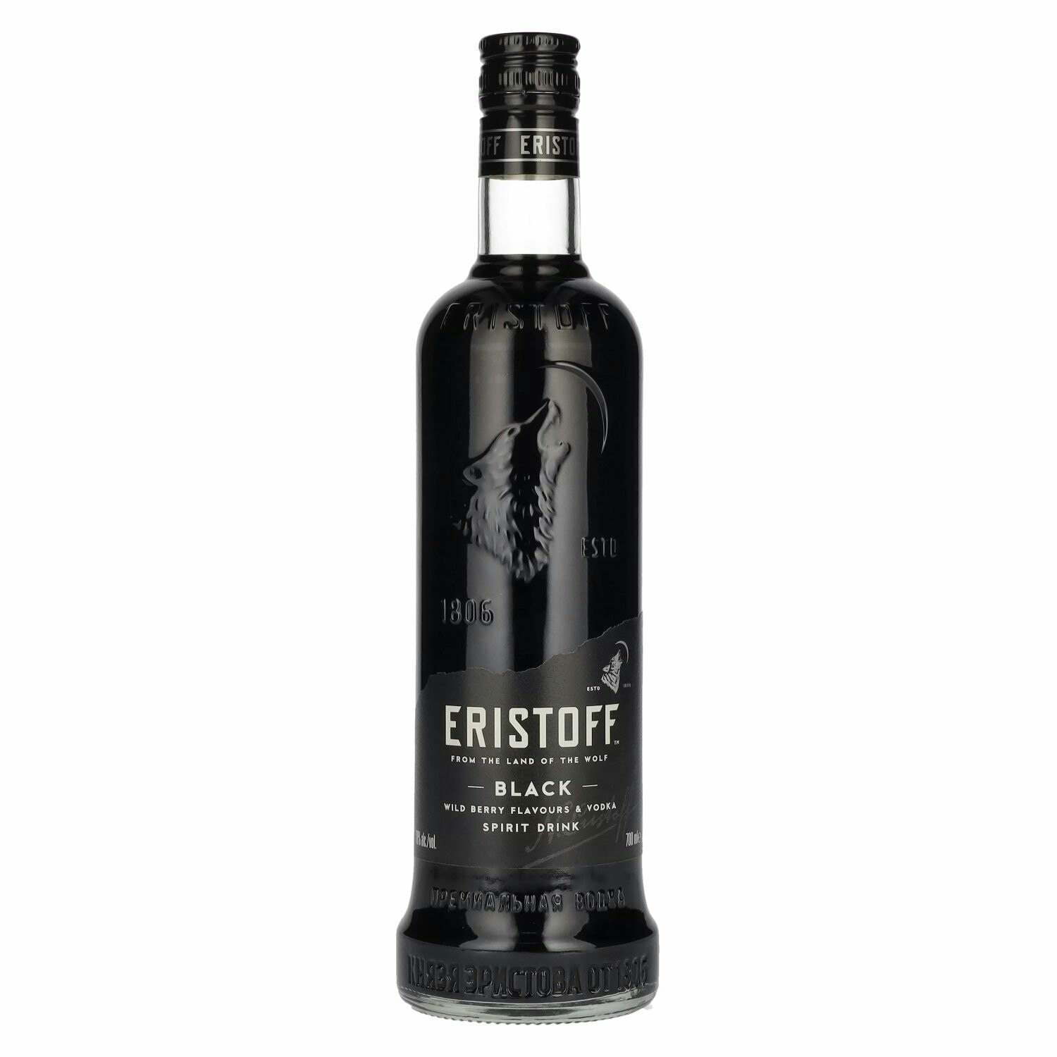 Eristoff Black Wild Berry Flavours & Vodka 18% Vol. 0,7l