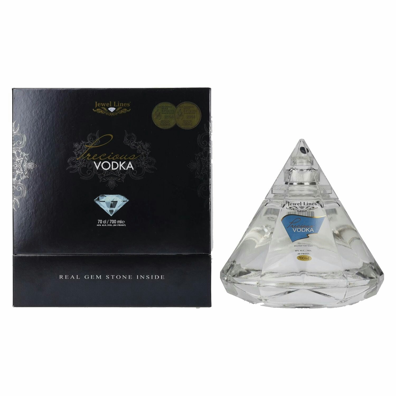 Jewels Lines Precious Vodka 40% Vol. 0,7l in Giftbox