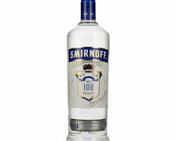 Smirnoff Triple Distilled 100 PROOF Vodka Blue Label 50% Vol. 1l