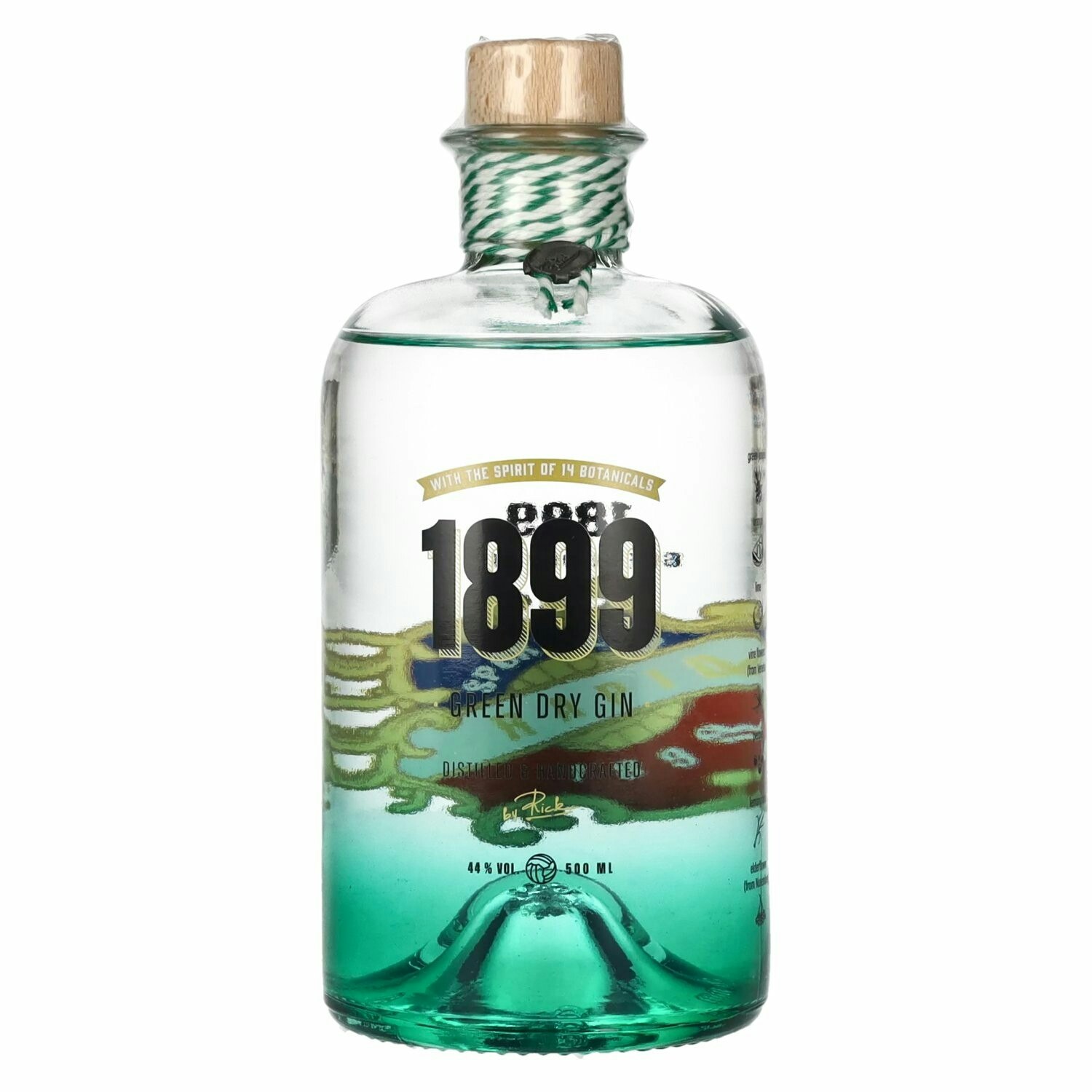 1899 Rapid Green Dry Gin 44% Vol. 0,5l
