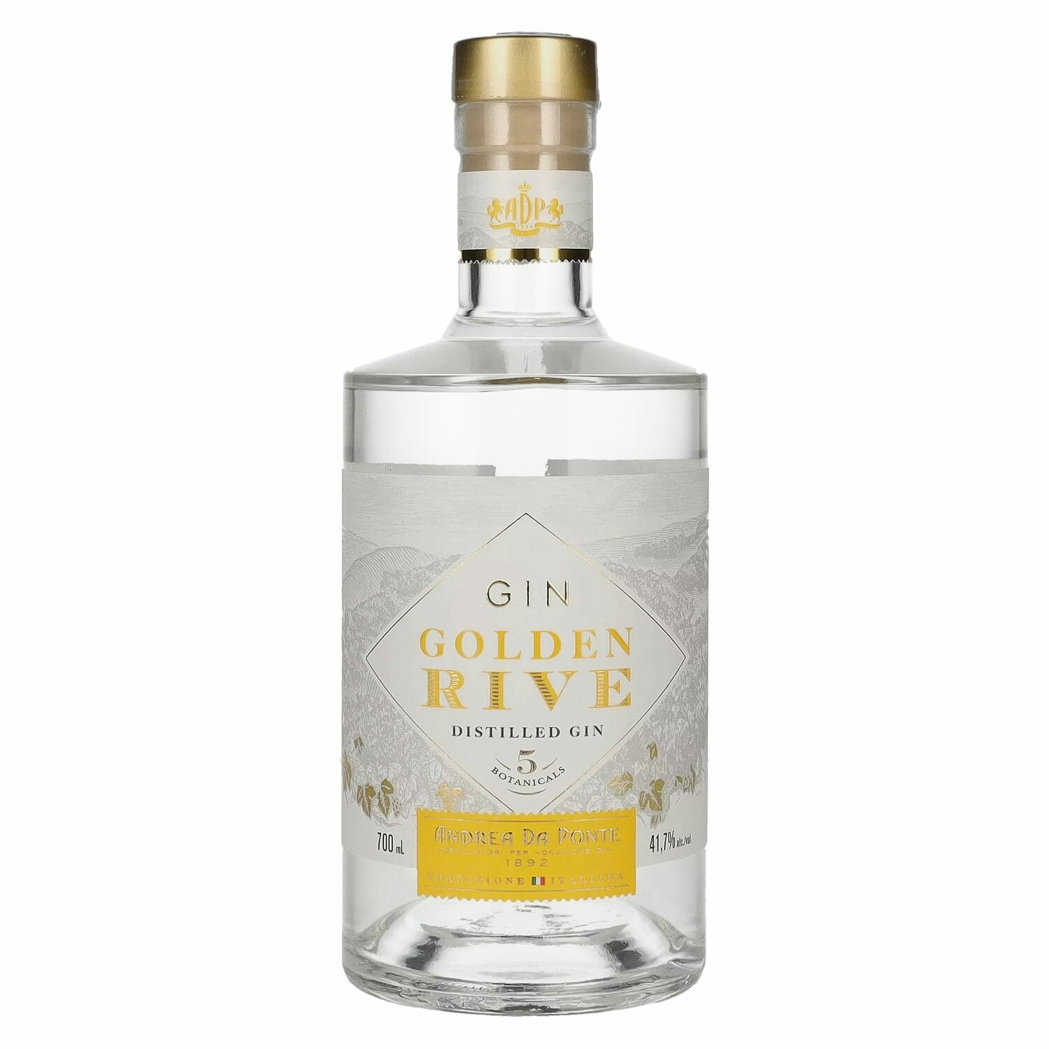 Andrea Da Ponte Golden Rive Distilled Gin 41,7% Vol. 0,7l