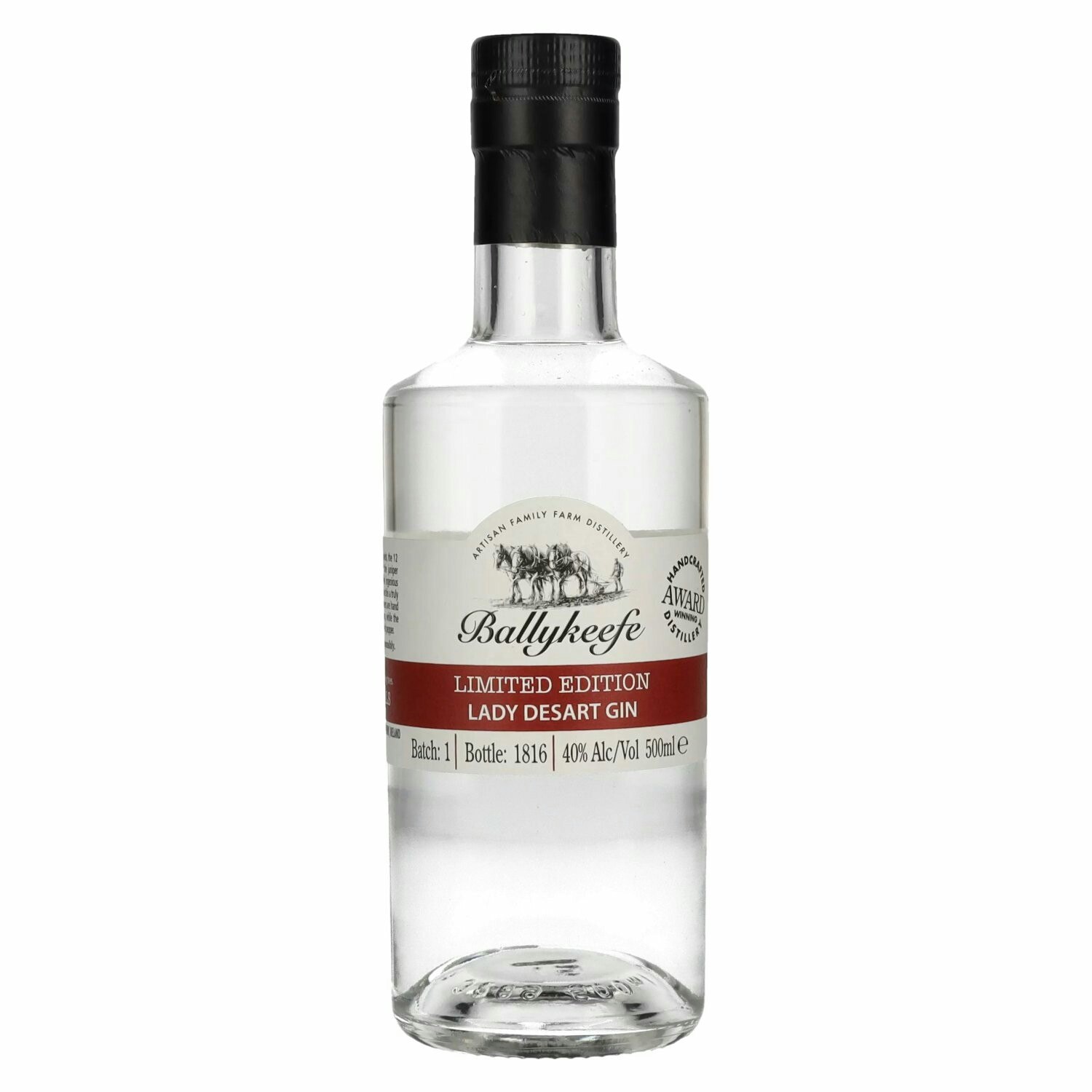 Ballykeefe LADY DESART Gin Limited Edition 40% Vol. 0,5l