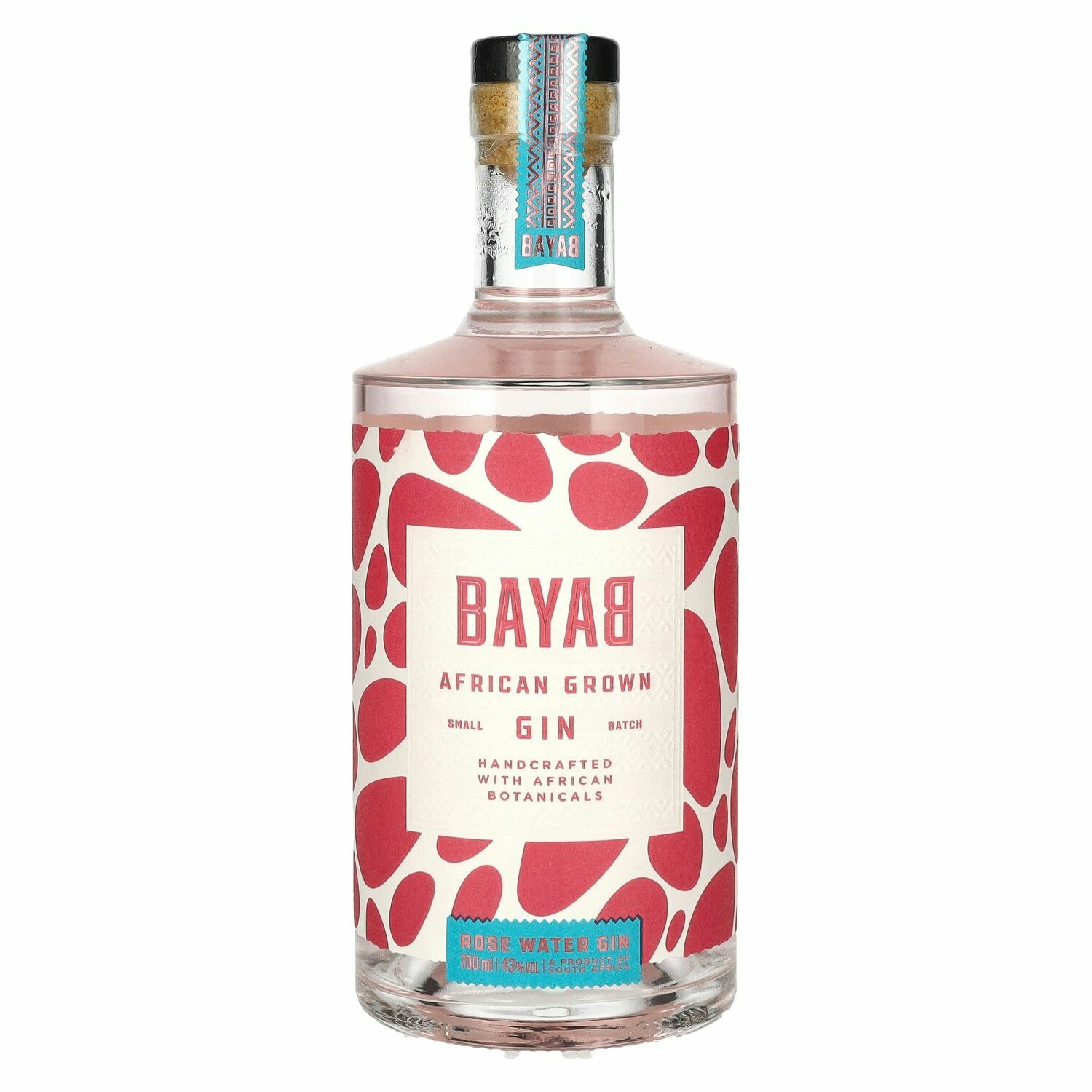 BAYAB African Grown Rose Water Small Batch Gin 43% Vol. 0,7l