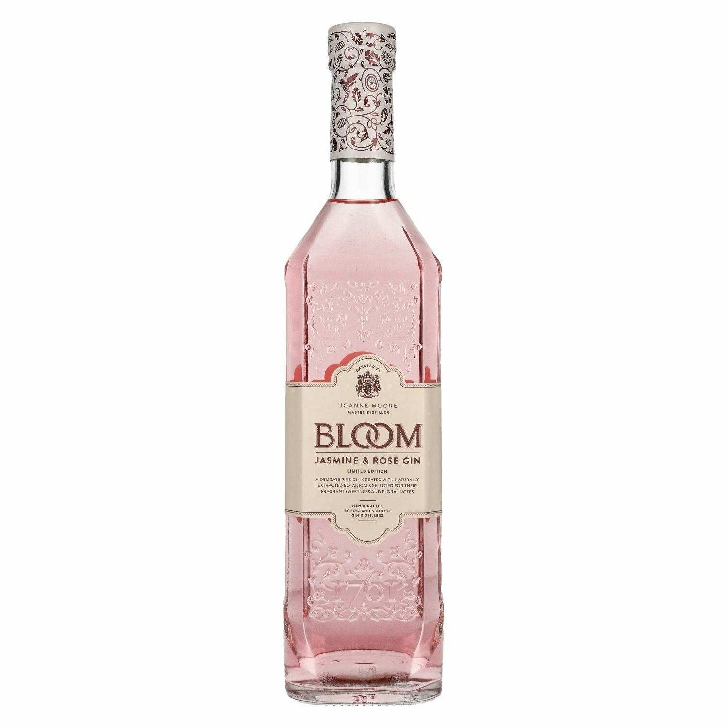 Bloom JASMINE & ROSE GIN Limited Edition 40% Vol. 0,7l