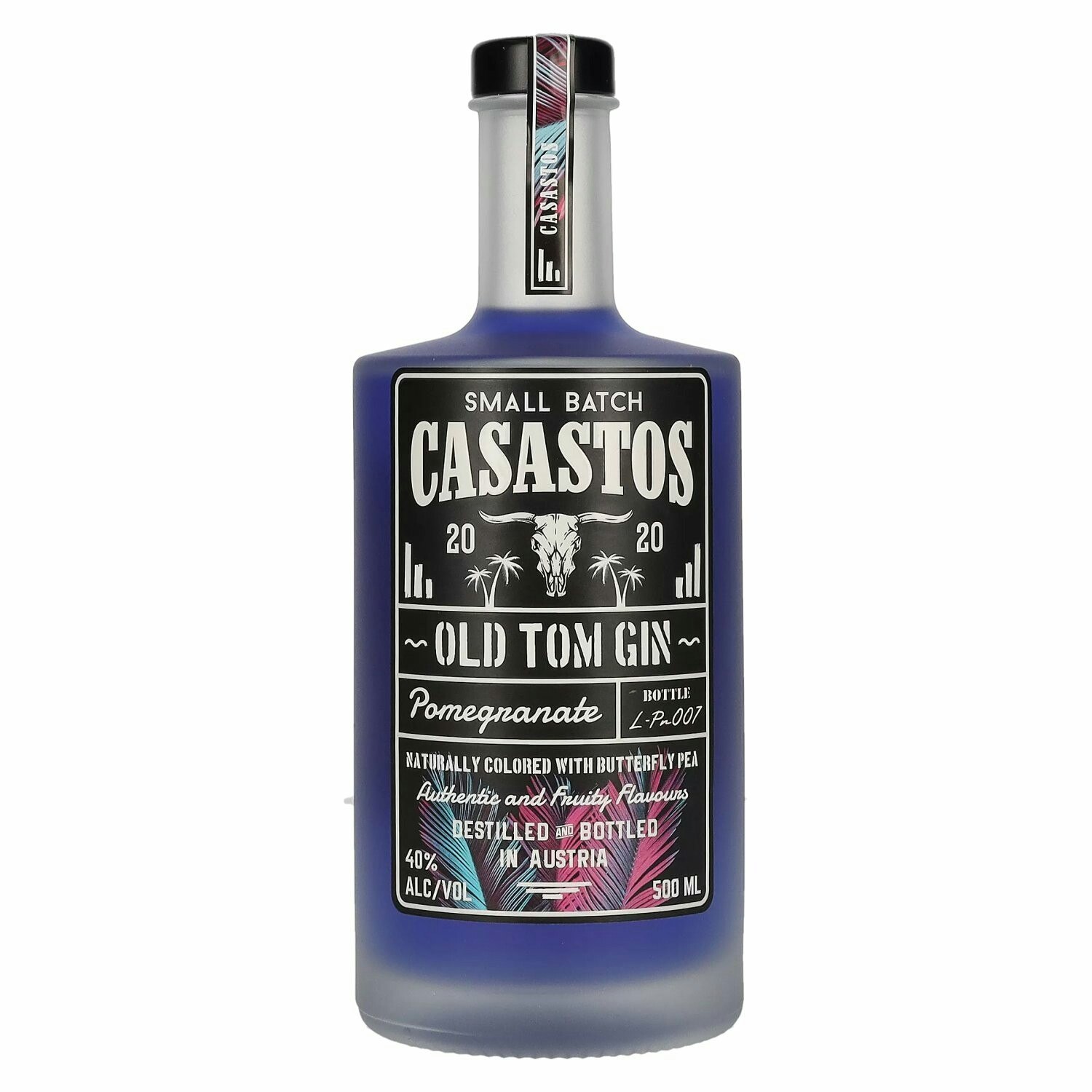 CASASTOS Old Tom Gin Small Batch Pomegranate 2020 40% Vol. 0,5l