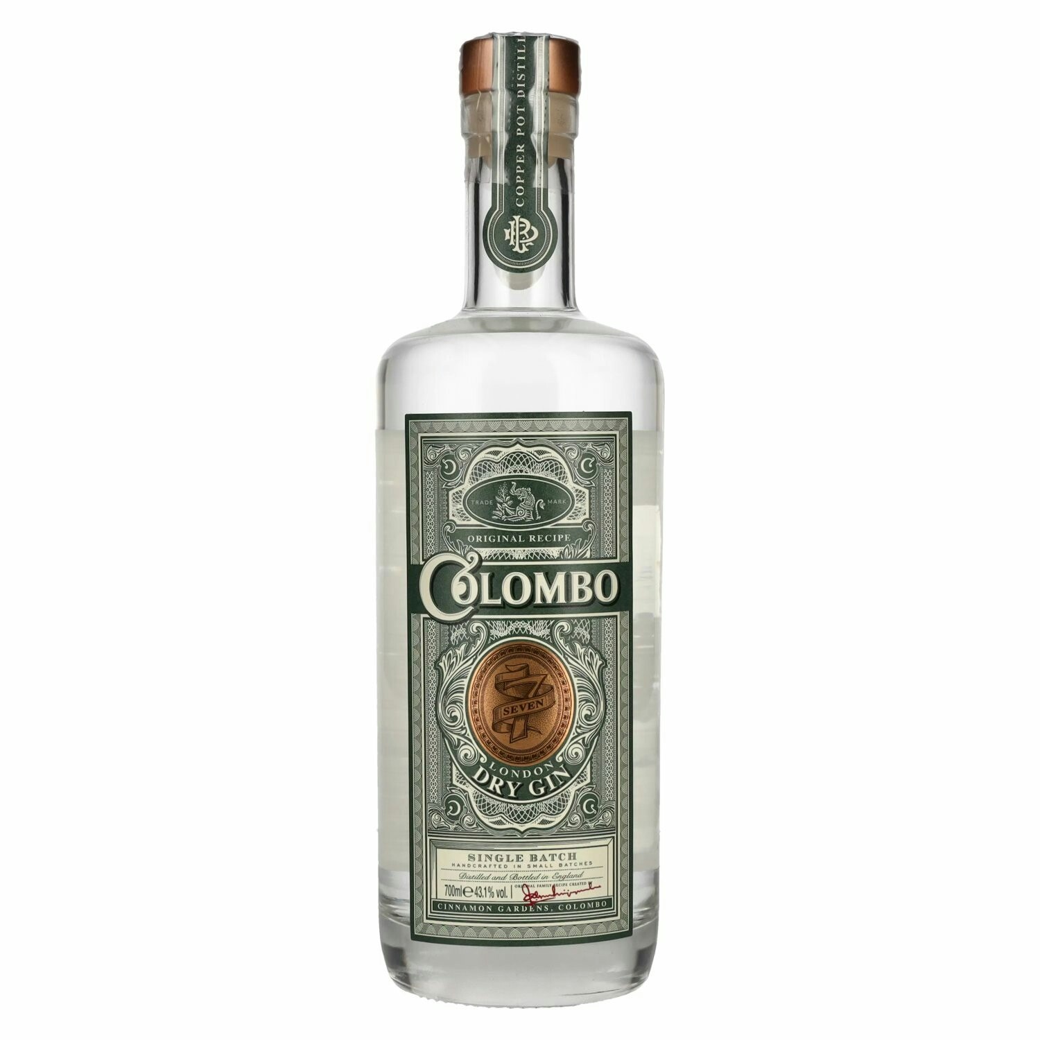 Colombo No. 7 London Dry Gin 43,1% Vol. 0,7l