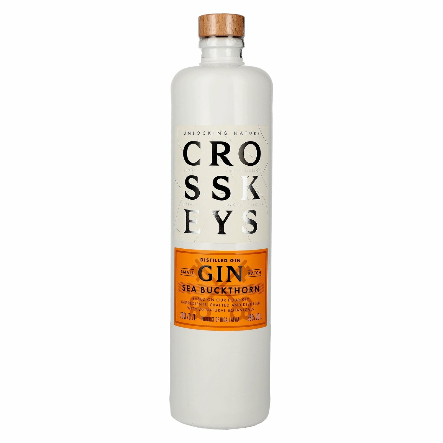 Cross Keys Gin SEA BUCKTHORN Premium Craft Gin 38% Vol. 0,7l
