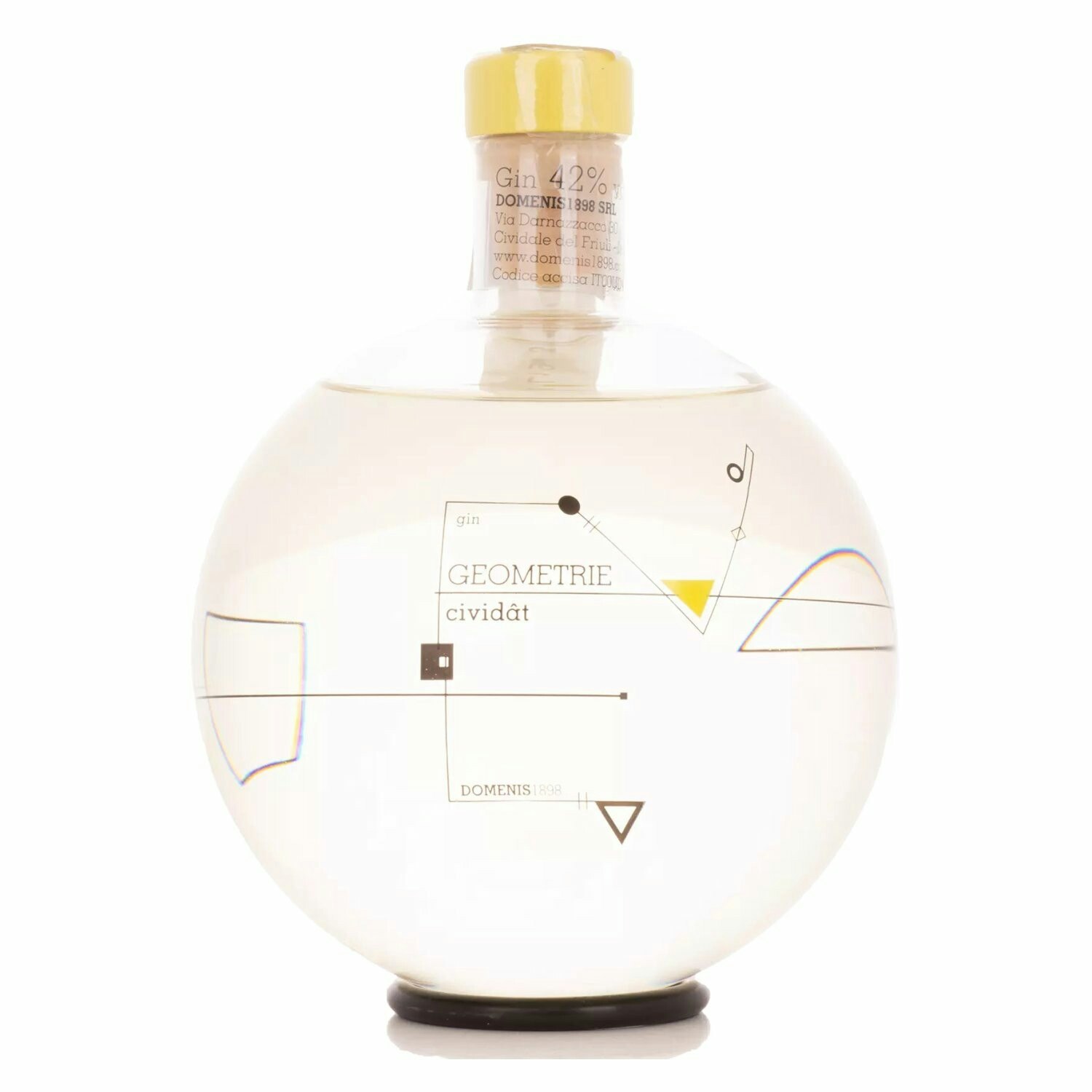 Domenis 1898 GEOMETRIE Cividât Gin 42% Vol. 0,7l