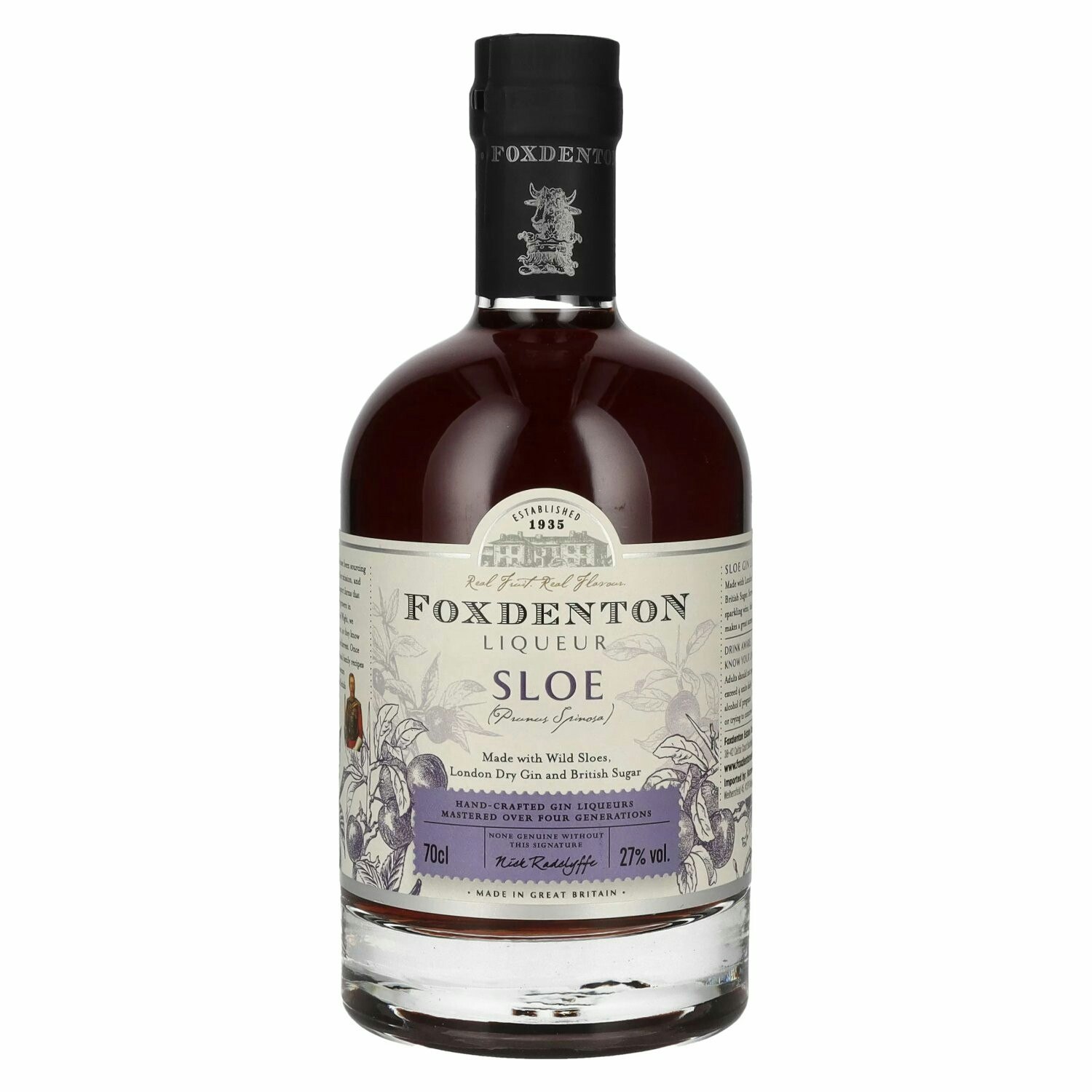 Foxdenton SLOE Gin Liqueur 27% Vol. 0,7l