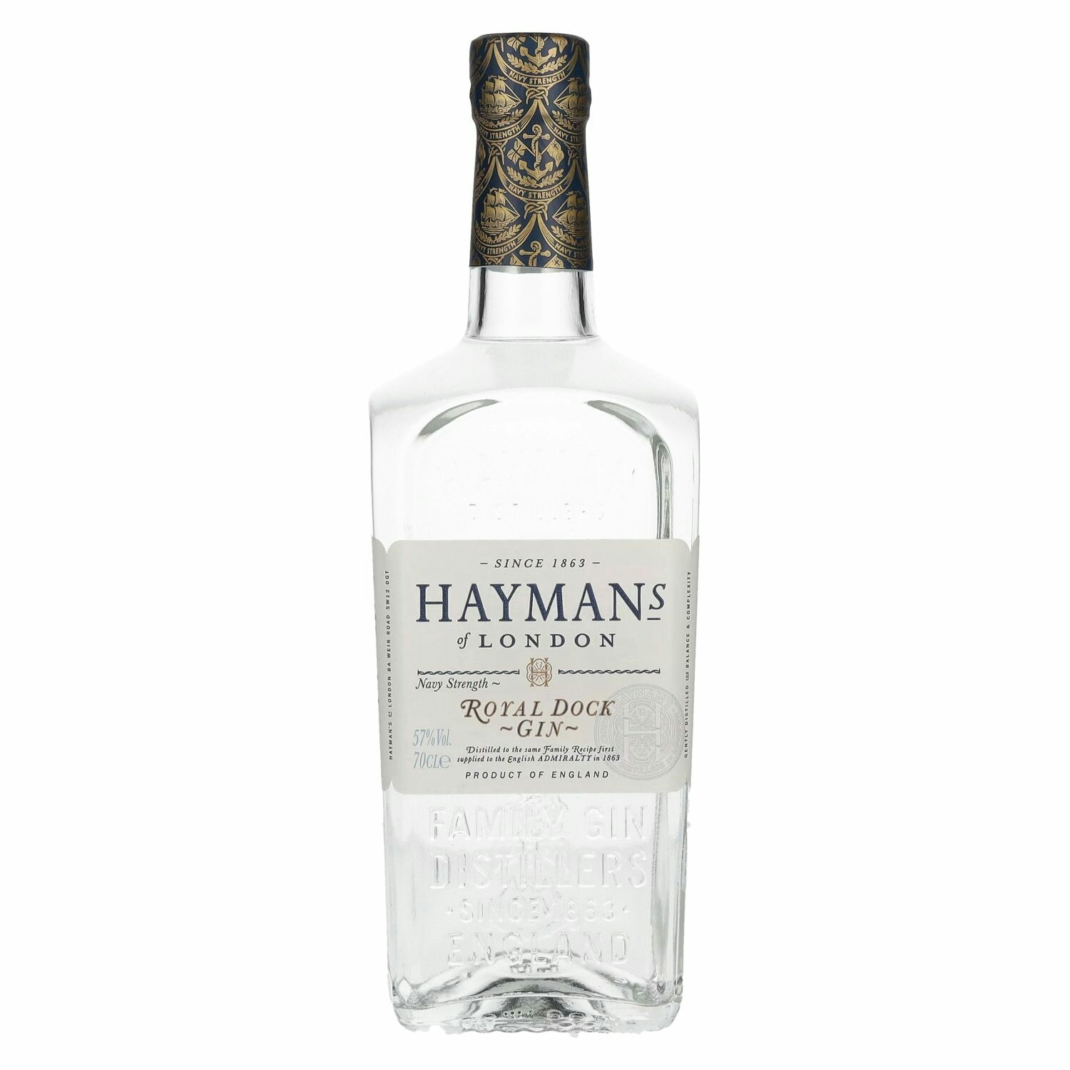 Hayman's Royal Dock Gin Navy Strength 57% Vol. 0,7l