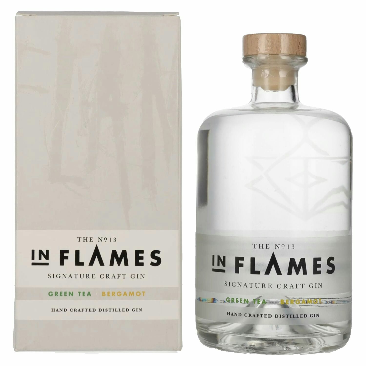 In Flames The No. 13 Signature Craft Gin Green Tea Bergamot 40% Vol. 0,7l in Giftbox