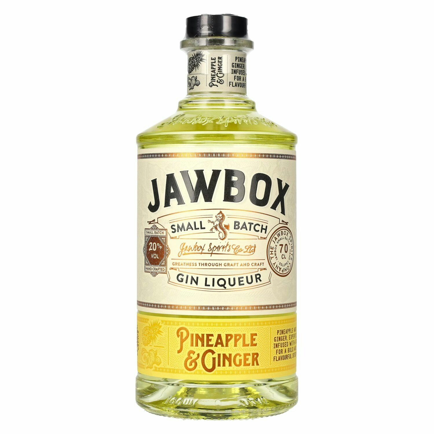 Jawbox PINEAPPLE & GINGER Small Batch Gin Liqueur 20% Vol. 0,7l