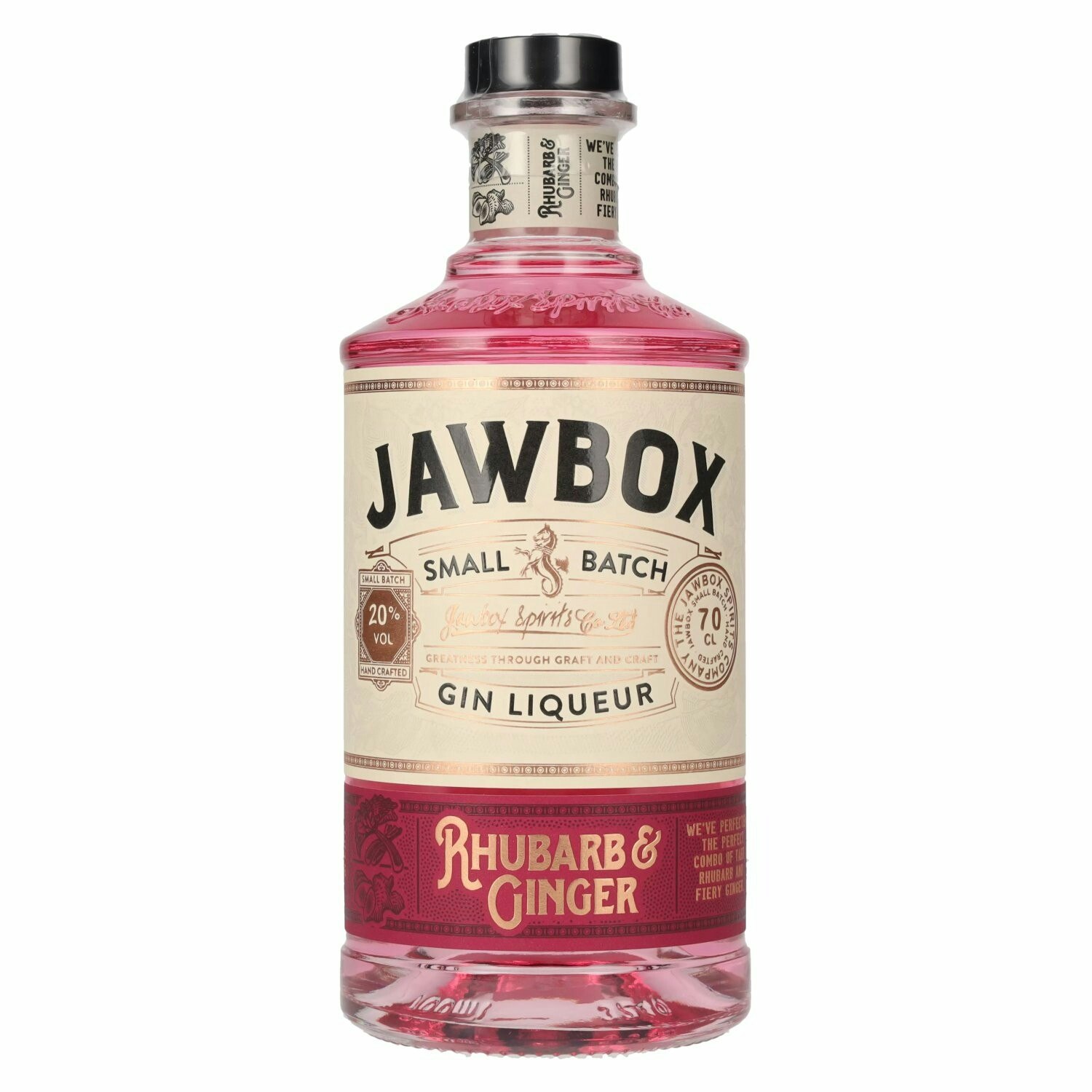 Jawbox RHUBARB & GINGER Small Batch Gin Liqueur 20% Vol. 0,7l