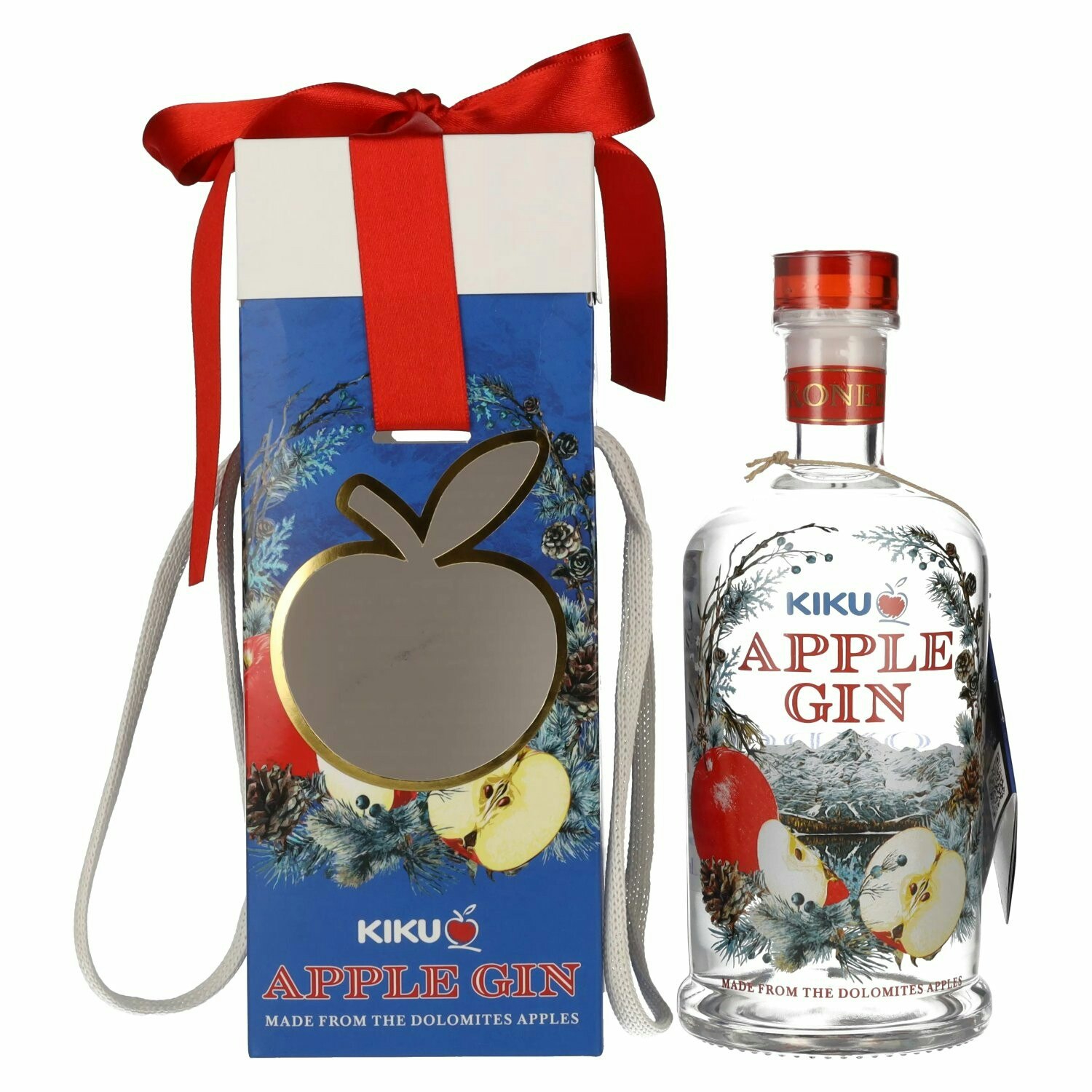 KIKU Apple London Dry Gin 42% Vol. 0,5l in Giftbox