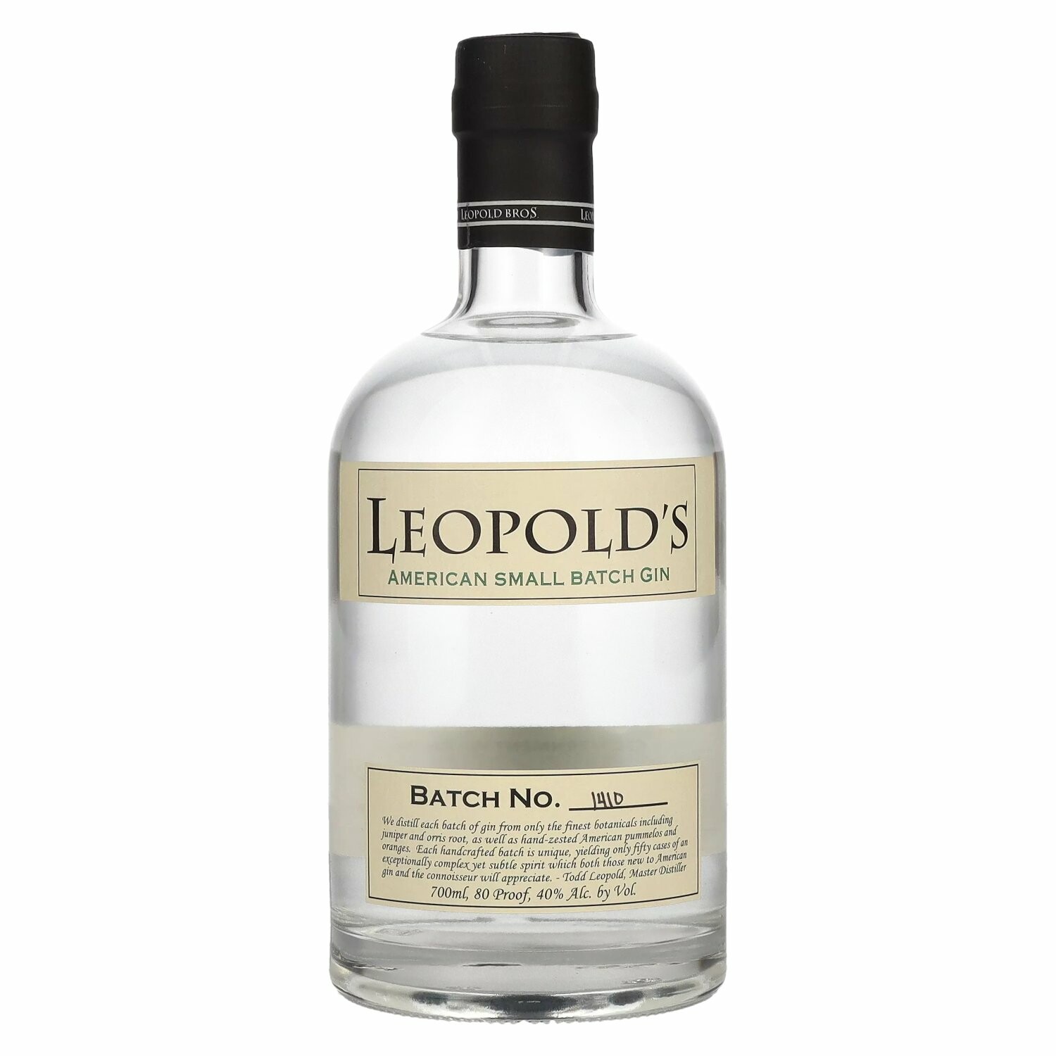Leopold's Small Batch Gin 40% Vol. 0,7l