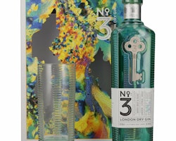 No. 3 London Dry Gin 46% Vol. 0,7l in Giftbox with glass