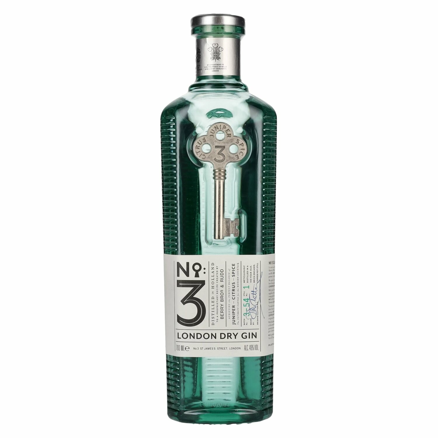 No. 3 London Dry Gin 46% Vol. 0,7l
