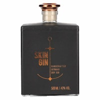 Skin Gin Handcrafted German Dry Gin Edition Anthrazit 42% Vol. 0,5l