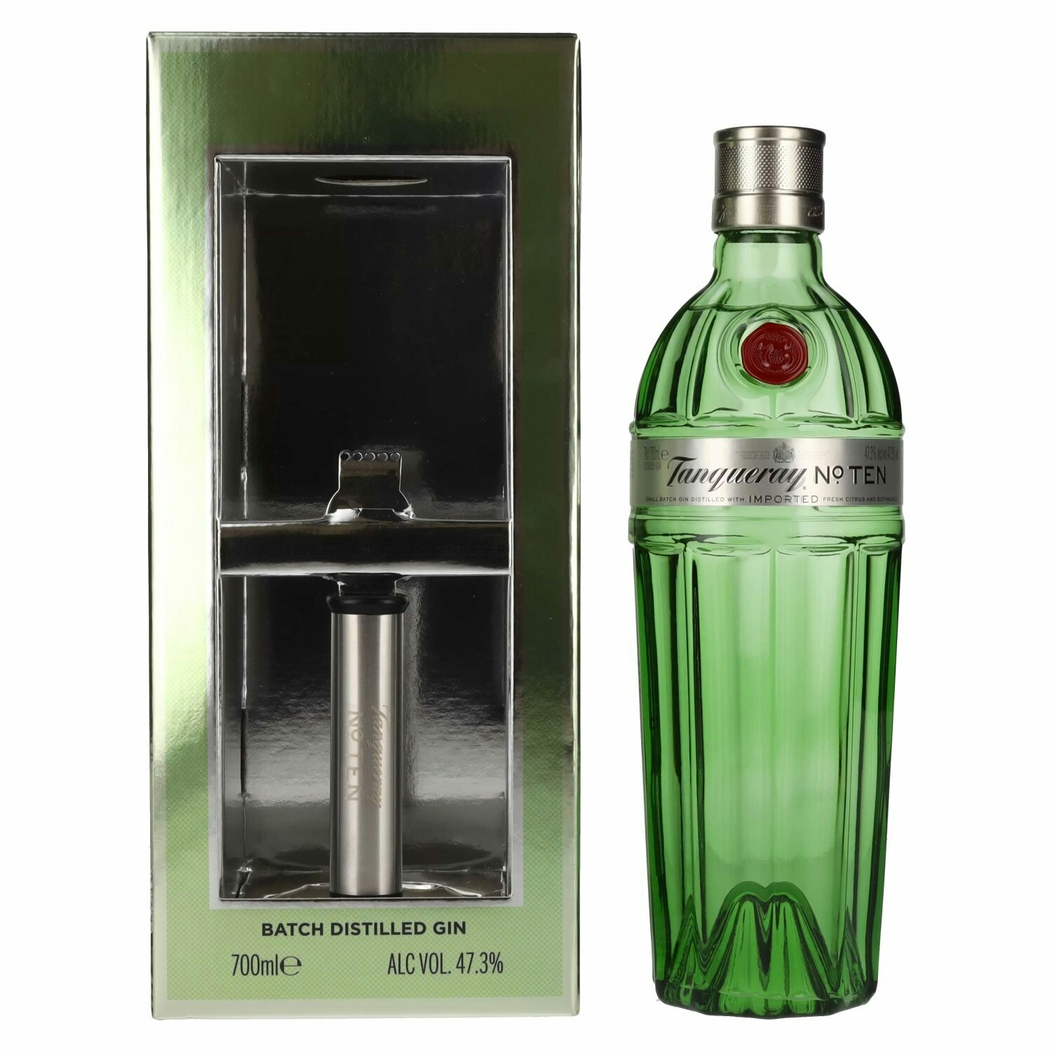 Tanqueray N° TEN Distilled Gin 47,3% Vol. 0,7l in Giftbox with Zestenschneider
