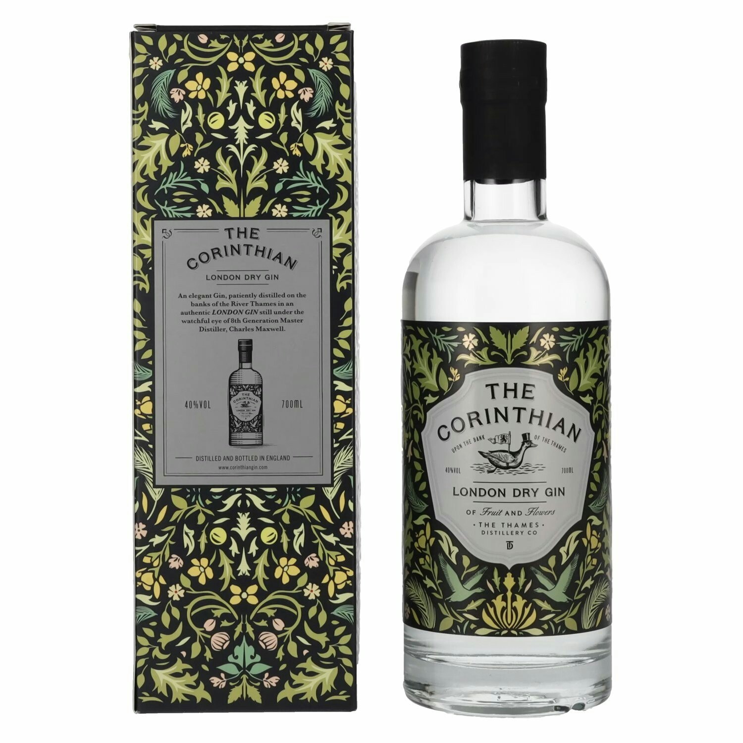 The Corinthian Original London Dry Gin 40% Vol. 0,7l in Giftbox