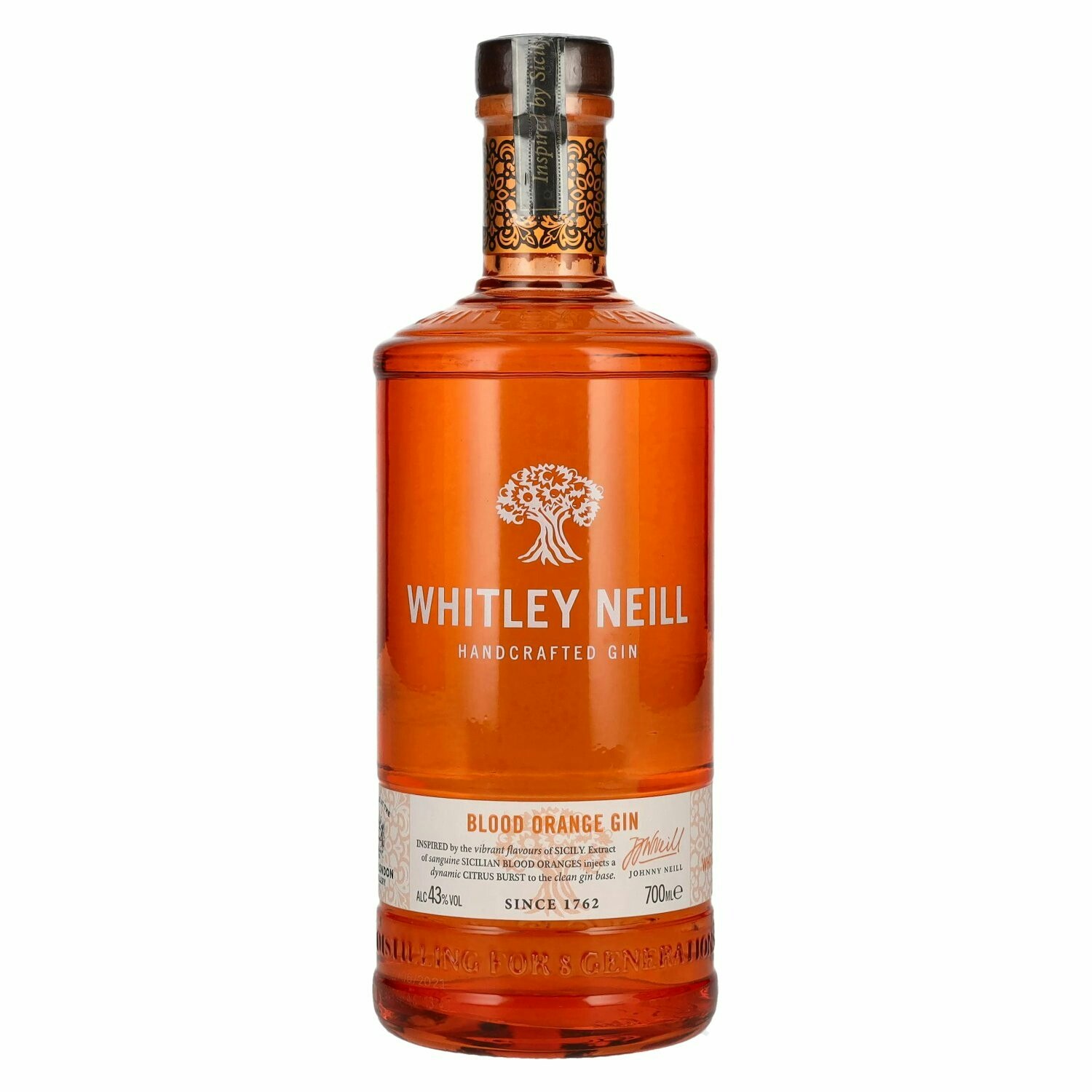 Whitley Neill BLOOD ORANGE GIN 43% Vol. 0,7l
