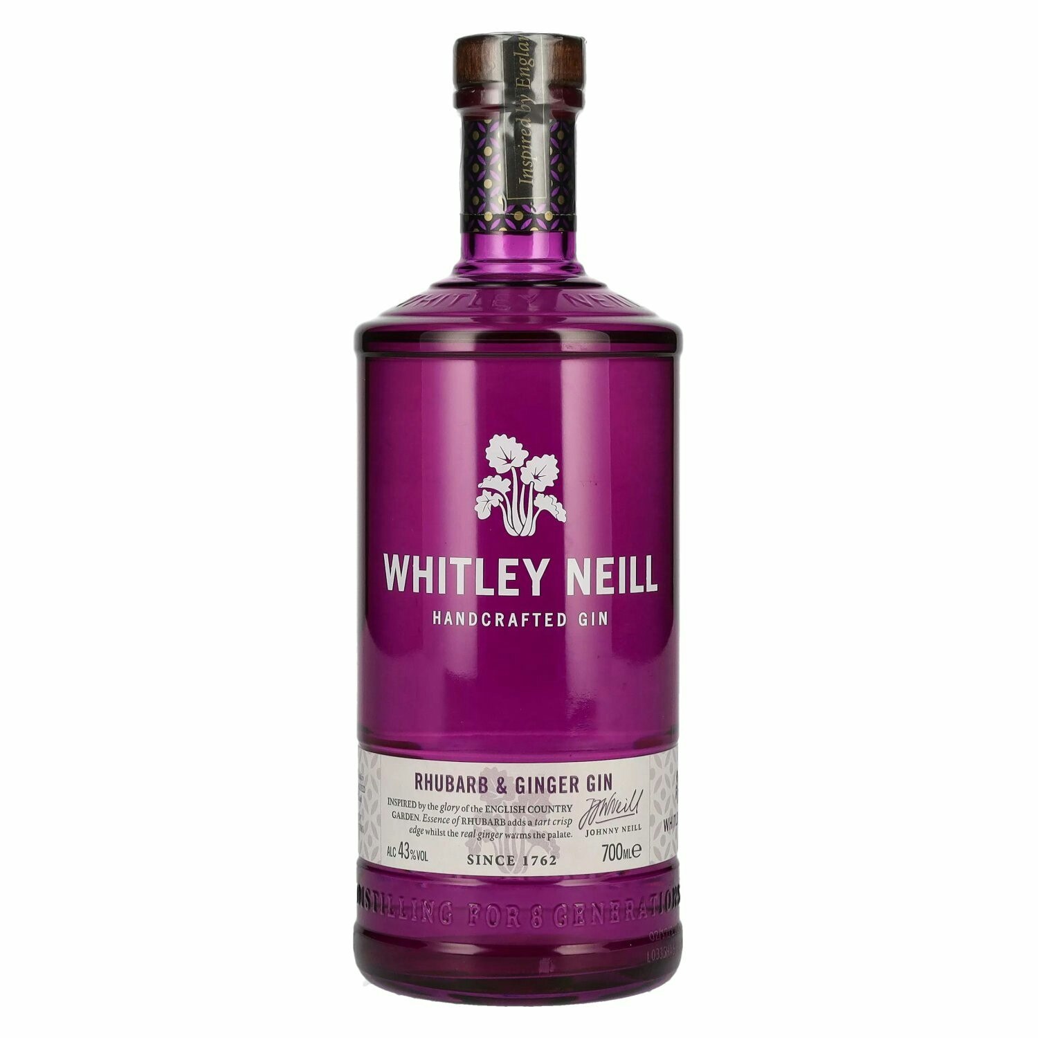 Whitley Neill RHUBARB & GINGER GIN 43% Vol. 0,7l