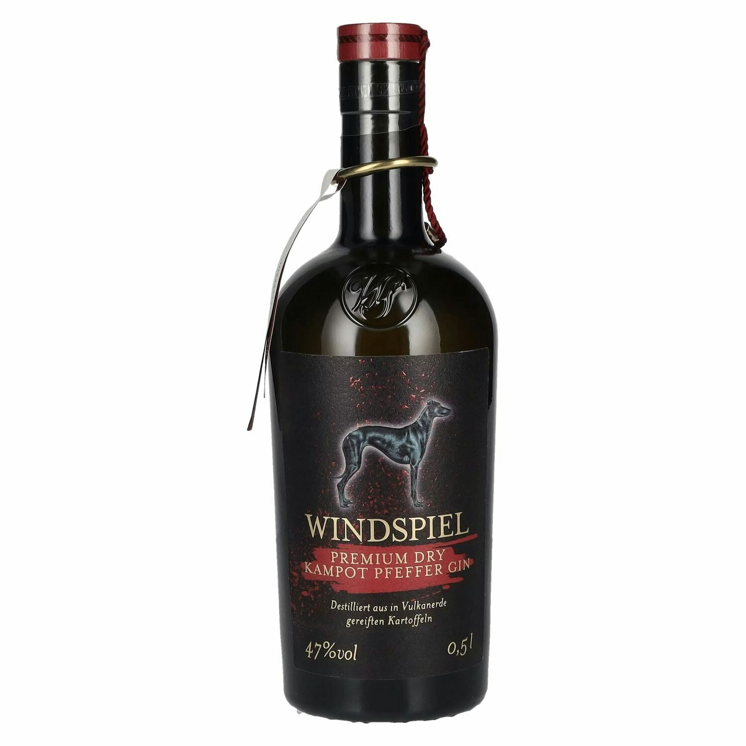 Windspiel Premium Dry KAMPOT PFEFFER Gin Batch No. 002 47% Vol. 0,5l