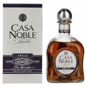 Casa Noble Tequila AÑEJO 100% de Agave Azul 40% Vol. 0,7l in Giftbox