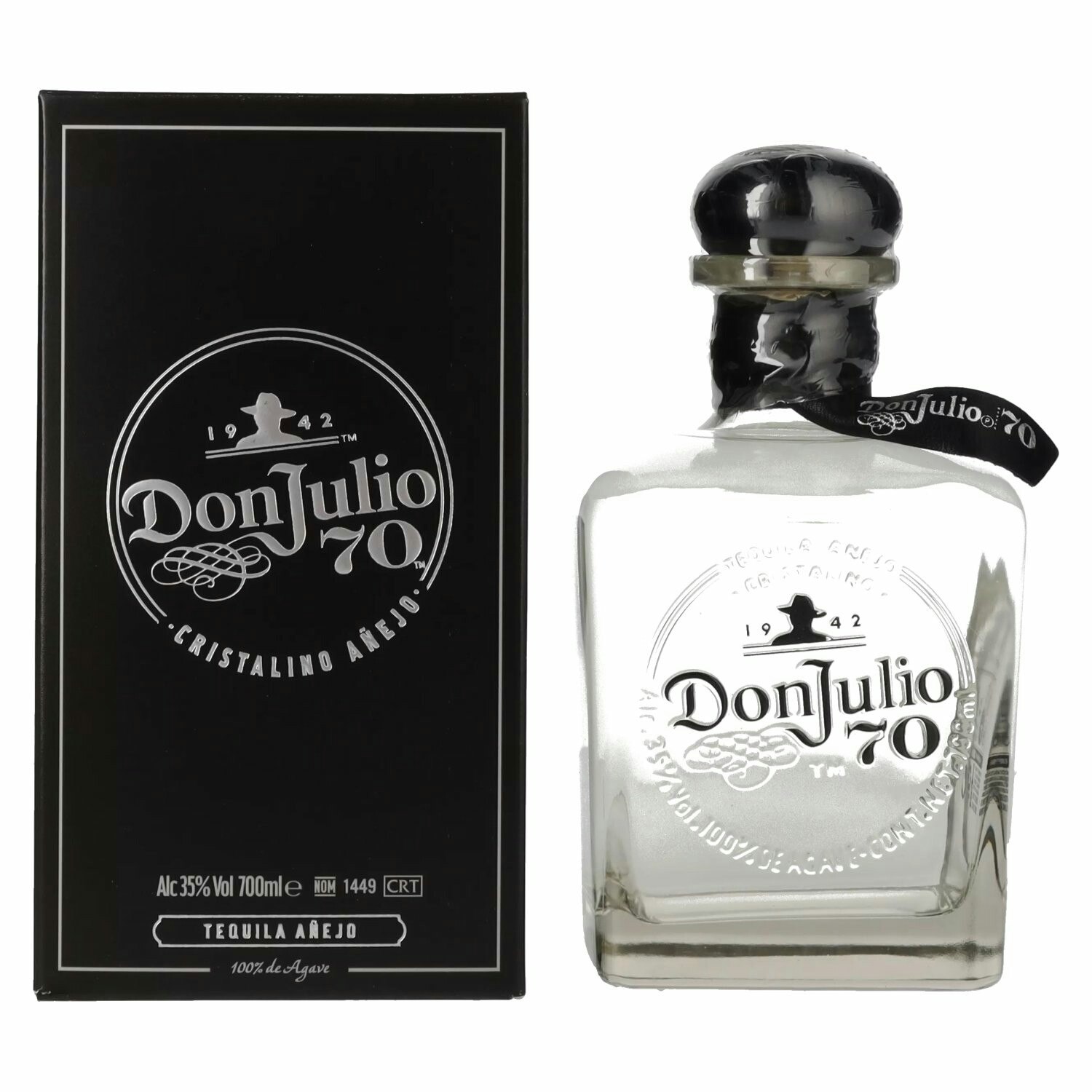 Don Julio 70 Tequila Crystal Claro Añejo 70th Anniversary Limited Edition 35% Vol. 0,7l in Giftbox