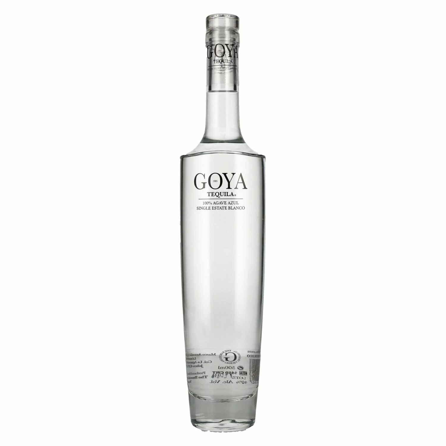 Goya Tequila 100% Agave Azul Single Estate Blanco 40% Vol. 0,5l