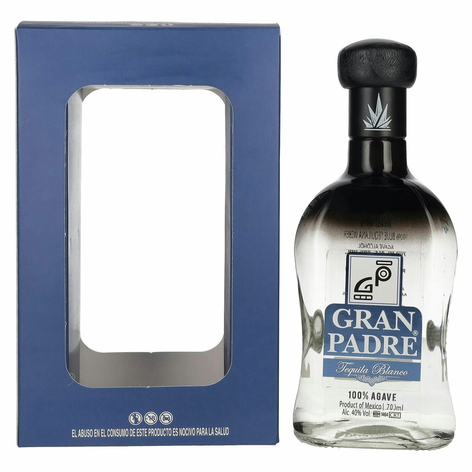 Gran Padre Tequila Blanco 100% Agave 40% Vol. 0,7l in Giftbox