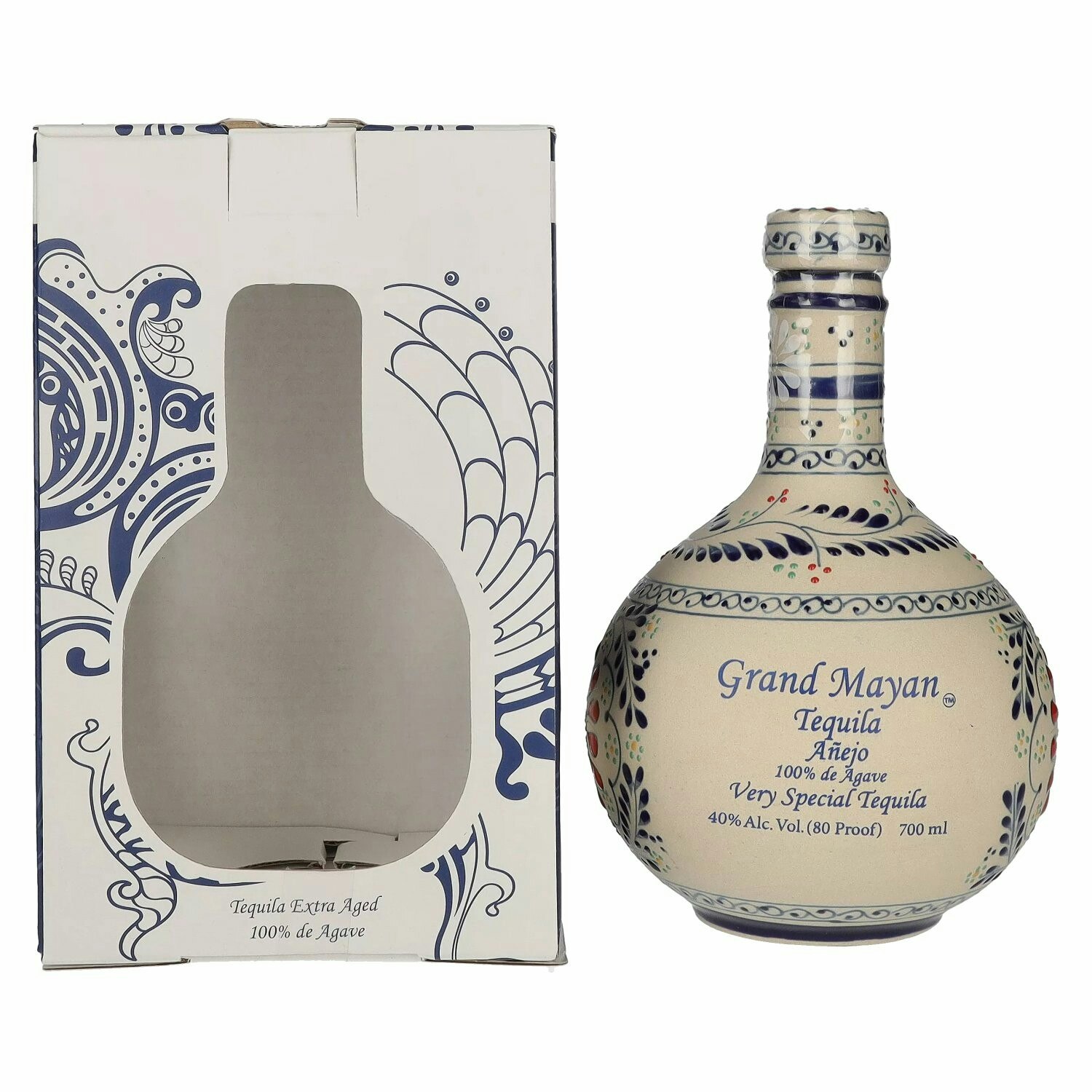 Grand Mayan EXTRA AGED Añejo Tequila 100% de Agave 40% Vol. 0,7l in Giftbox
