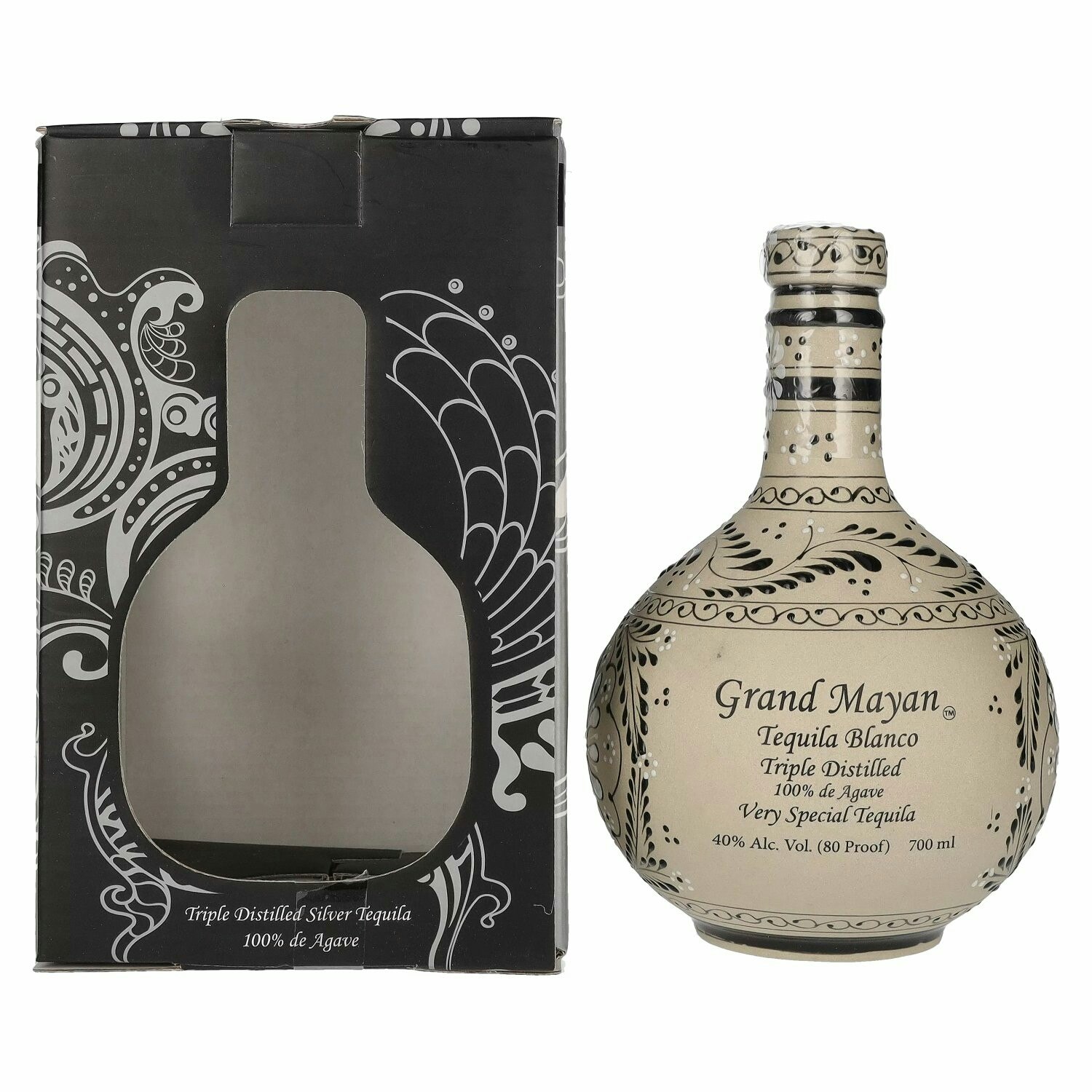 Grand Mayan SILVER Tequila 100% de Agave 40% Vol. 0,7l in Giftbox