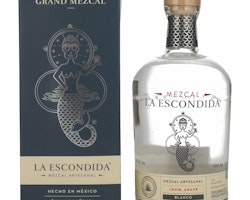 La Escondida Mezcal Artesanal Blanco 40% Vol. 0,7l in Giftbox