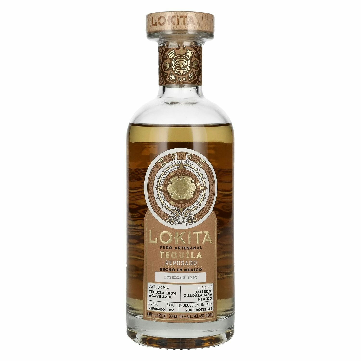 Lokita Tequila Reposado 100% Agave Azul 40% Vol. 0,7l