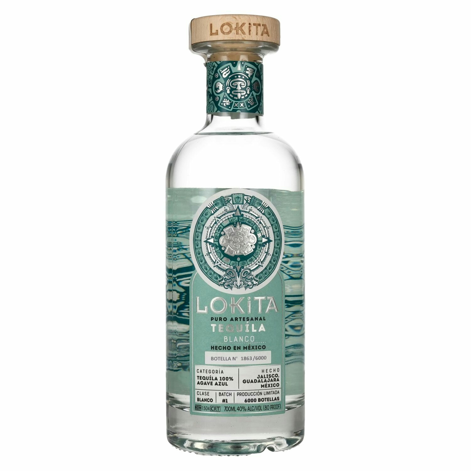 Lokita Tequila Blanco Puro Artesanal 40% Vol. 0,7l