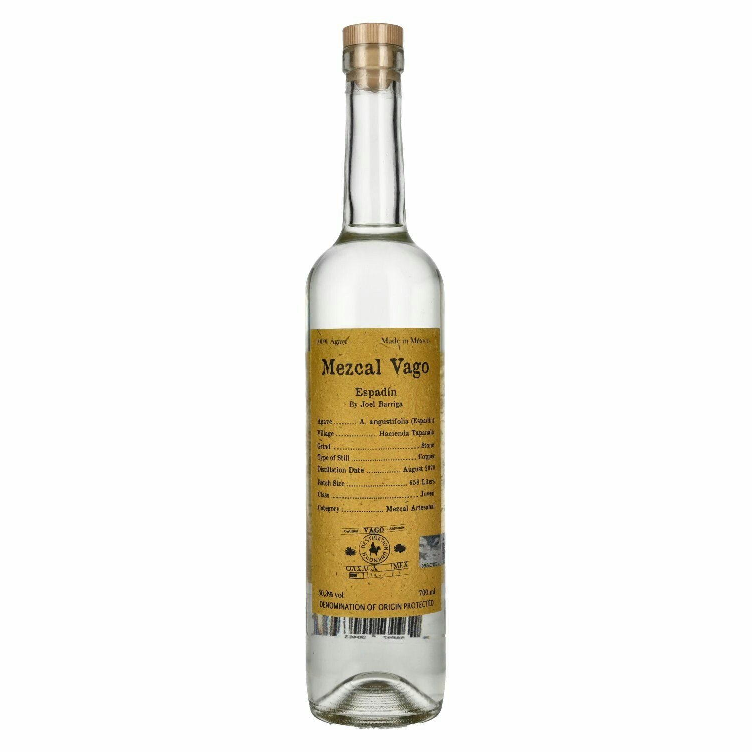 Mezcal Vago ESPADÍN by Joel Barriga 50,3% Vol. 0,7l