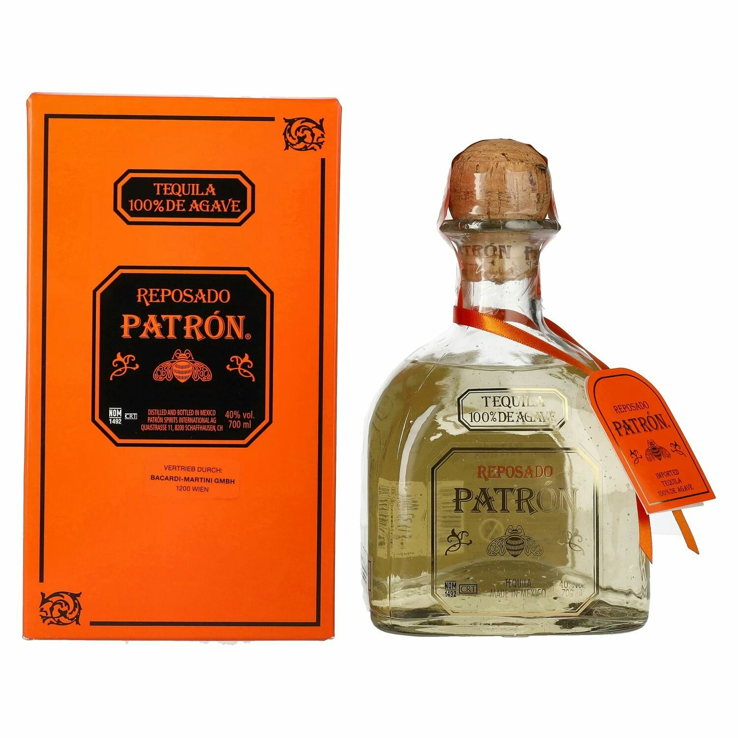 Patrón Tequila Reposado 40% Vol. 0,7l in Giftbox