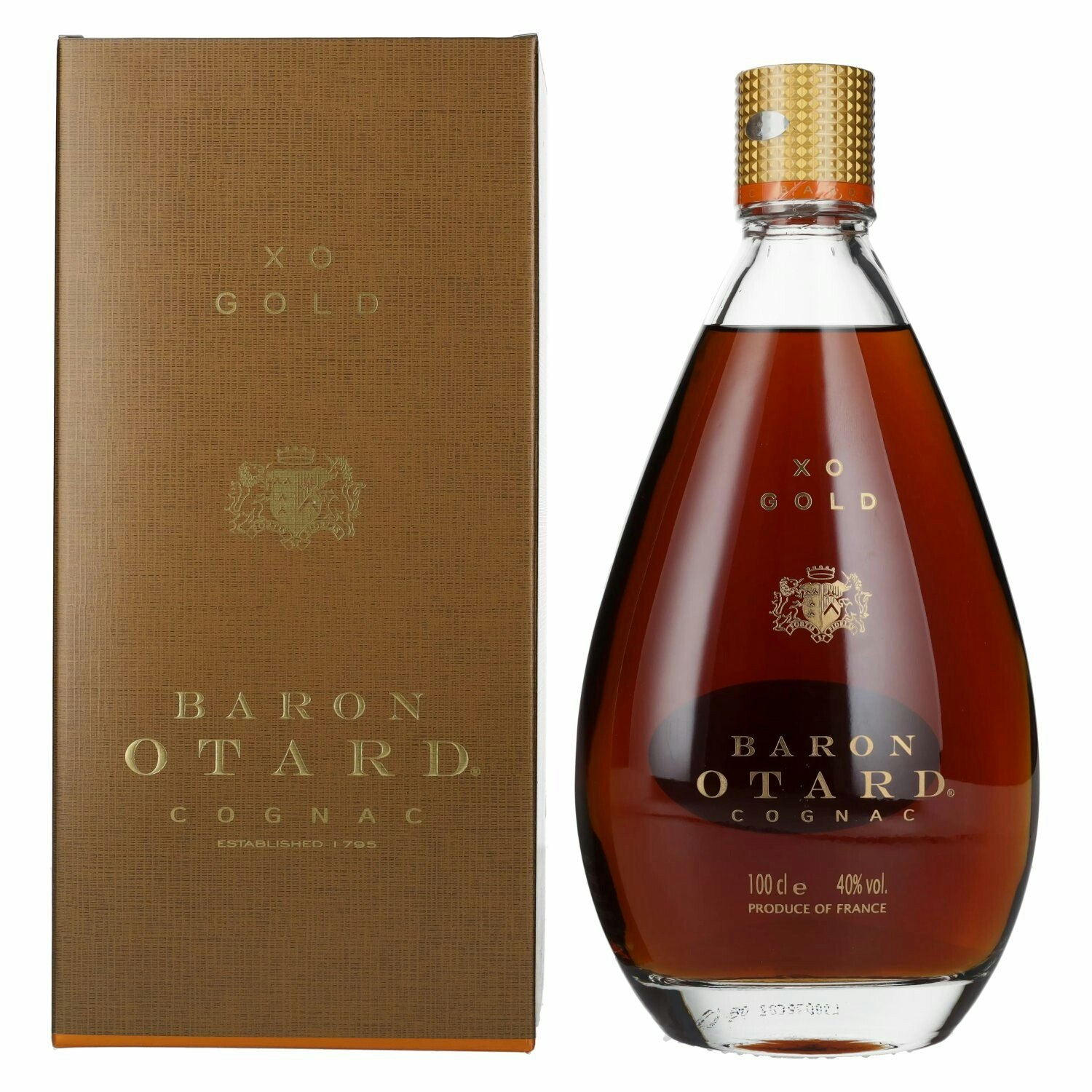 Baron Otard XO GOLD Cognac 40% Vol. 1l in Giftbox