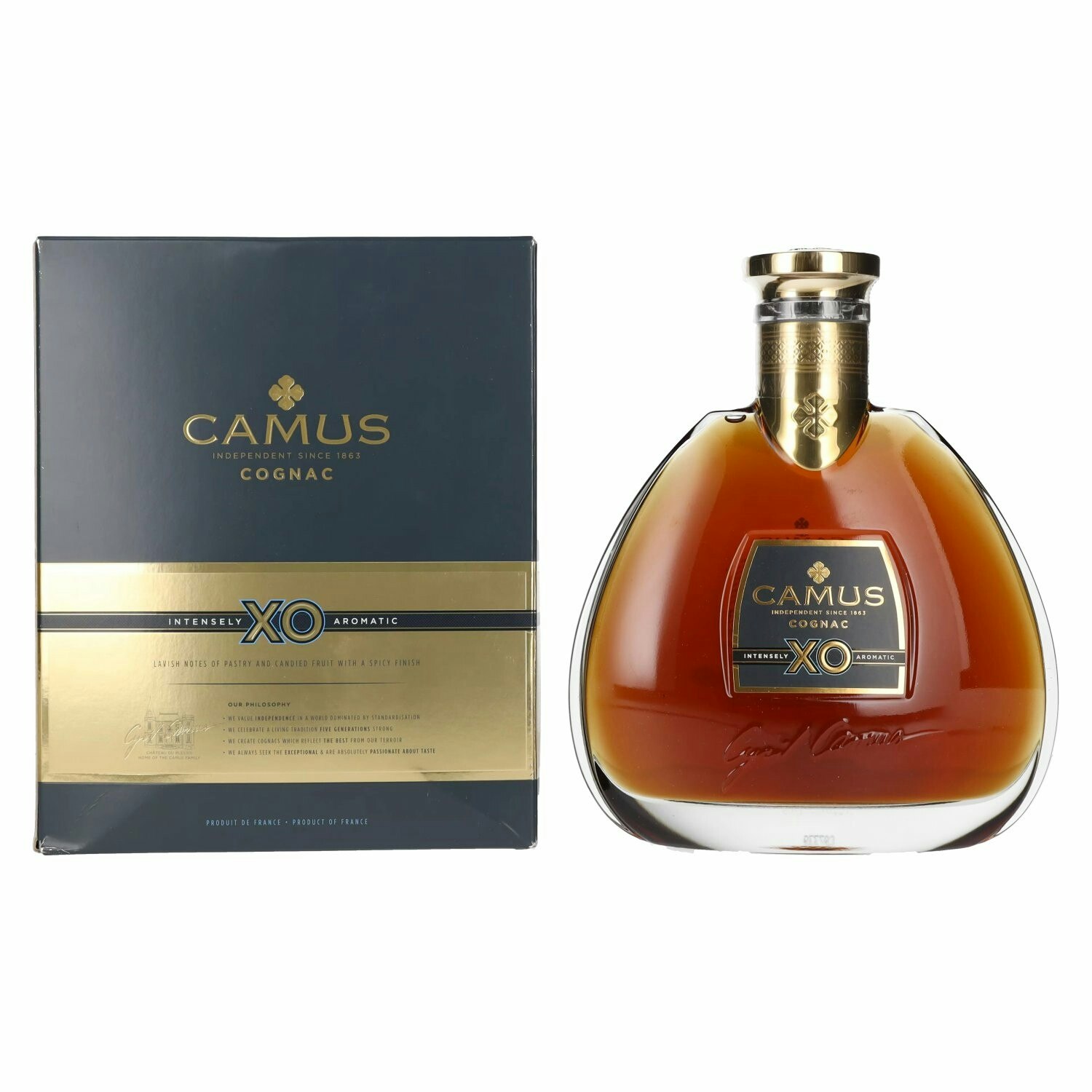 Camus XO Intensely Aromatic Cognac 40% Vol. 0,7l in Giftbox