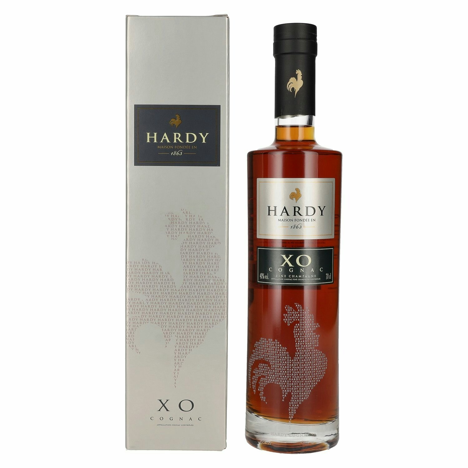 Hardy XO Fine Champagne Cognac 40% Vol. 0,7l in Giftbox