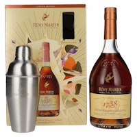 Rémy Martin 1738 ACCORD ROYAL Cognac Fine Champagne 40% Vol. 0,7l in Giftbox with Shaker