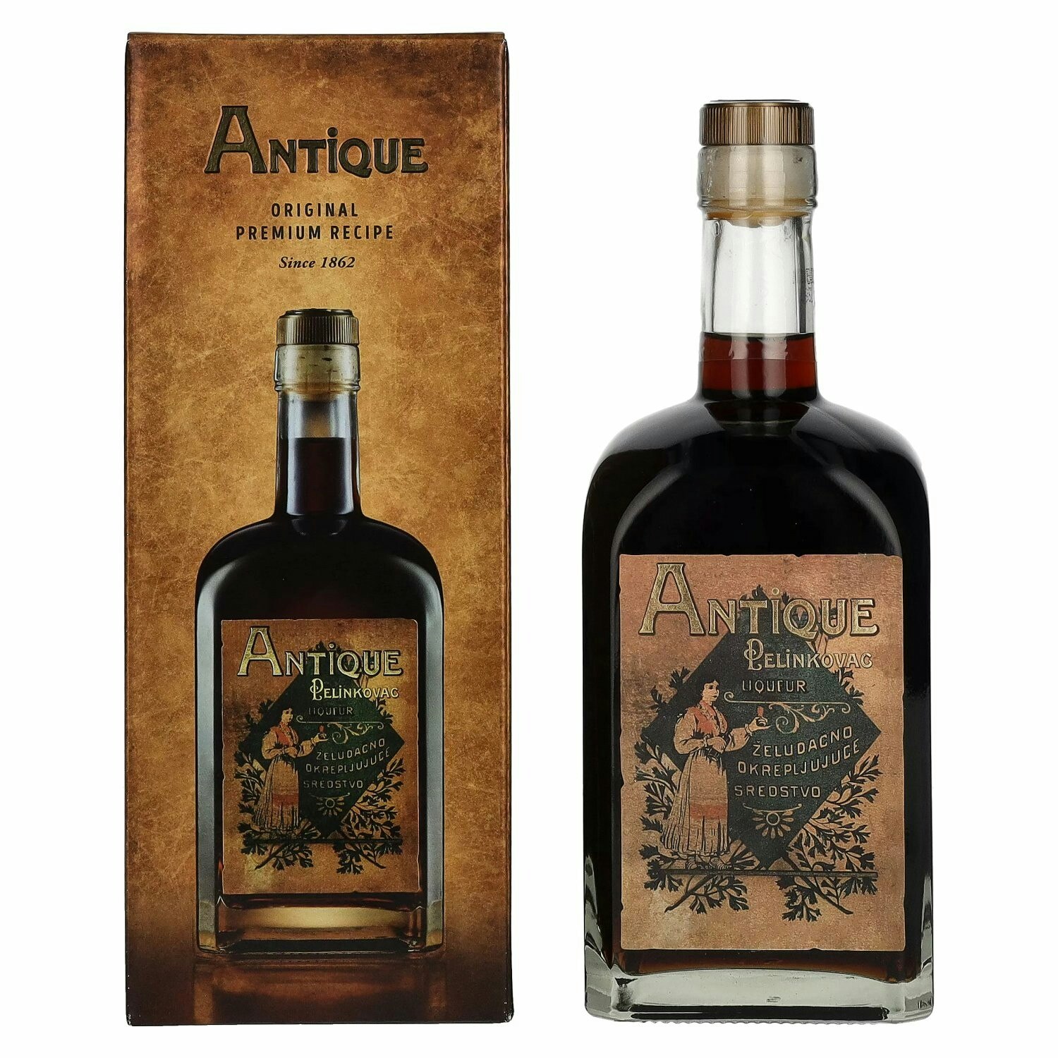 Badel Antique Pelinkovac Liqueur 35% Vol. 0,7l in Giftbox