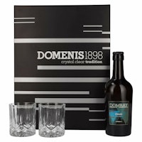 Domenis 1898 DOMBAY Classic crema classica 17% Vol. 0,5l in Giftbox with 2 glasses