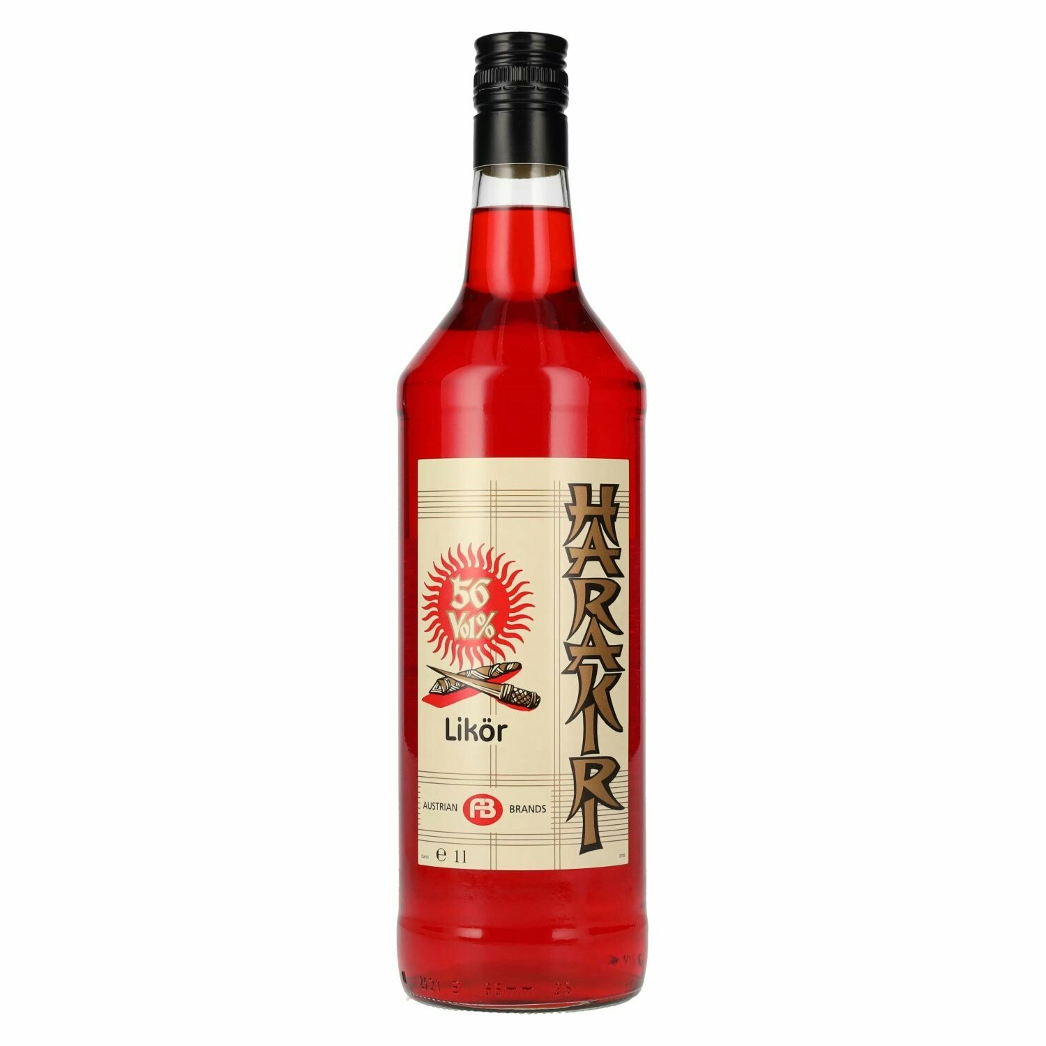 Harakiri Likör 56% Vol. 1l