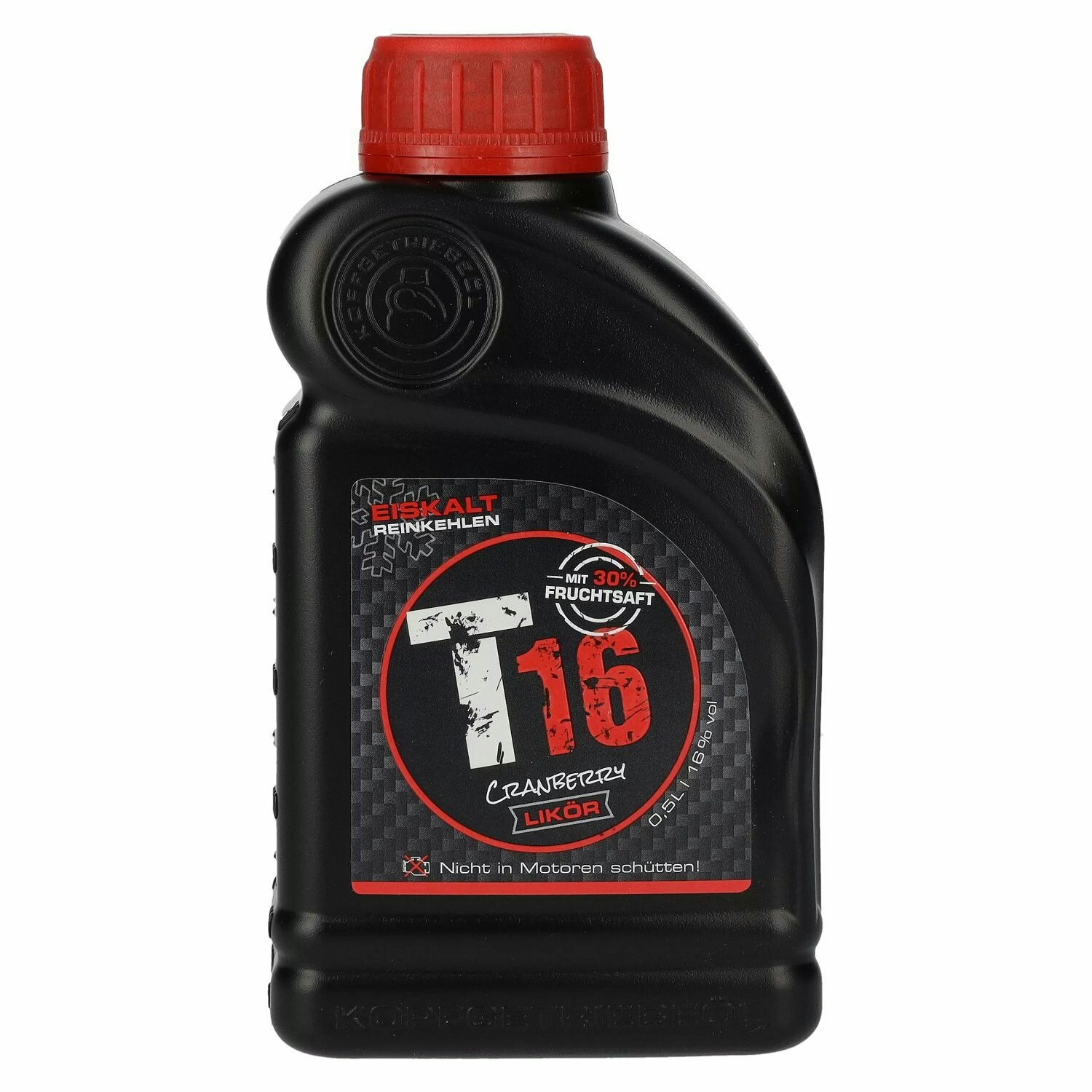 Kopfgetriebeöl T16 Cranberry Likör 16% Vol. 0,5l