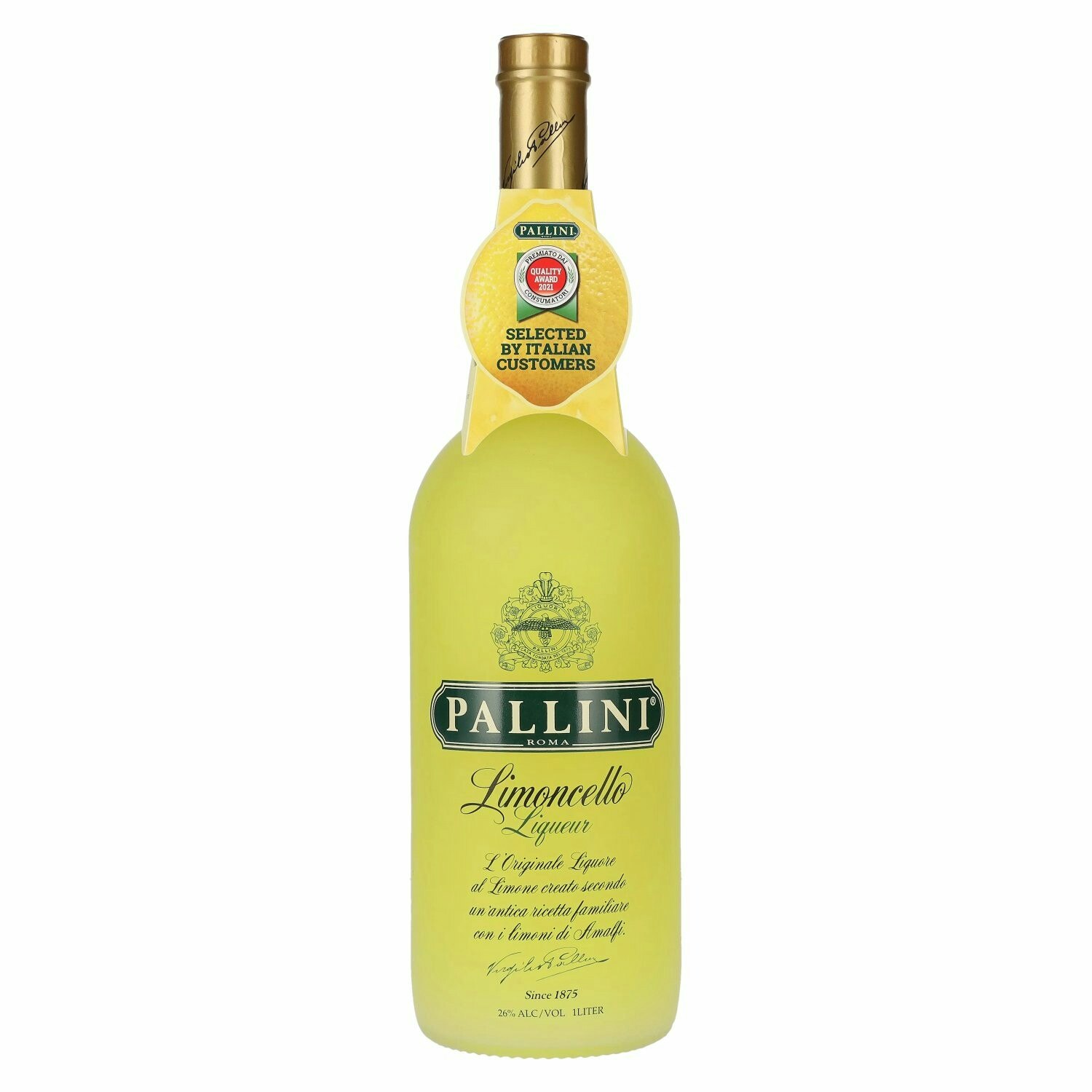 Pallini Limoncello Liqueur 26% Vol. 1l