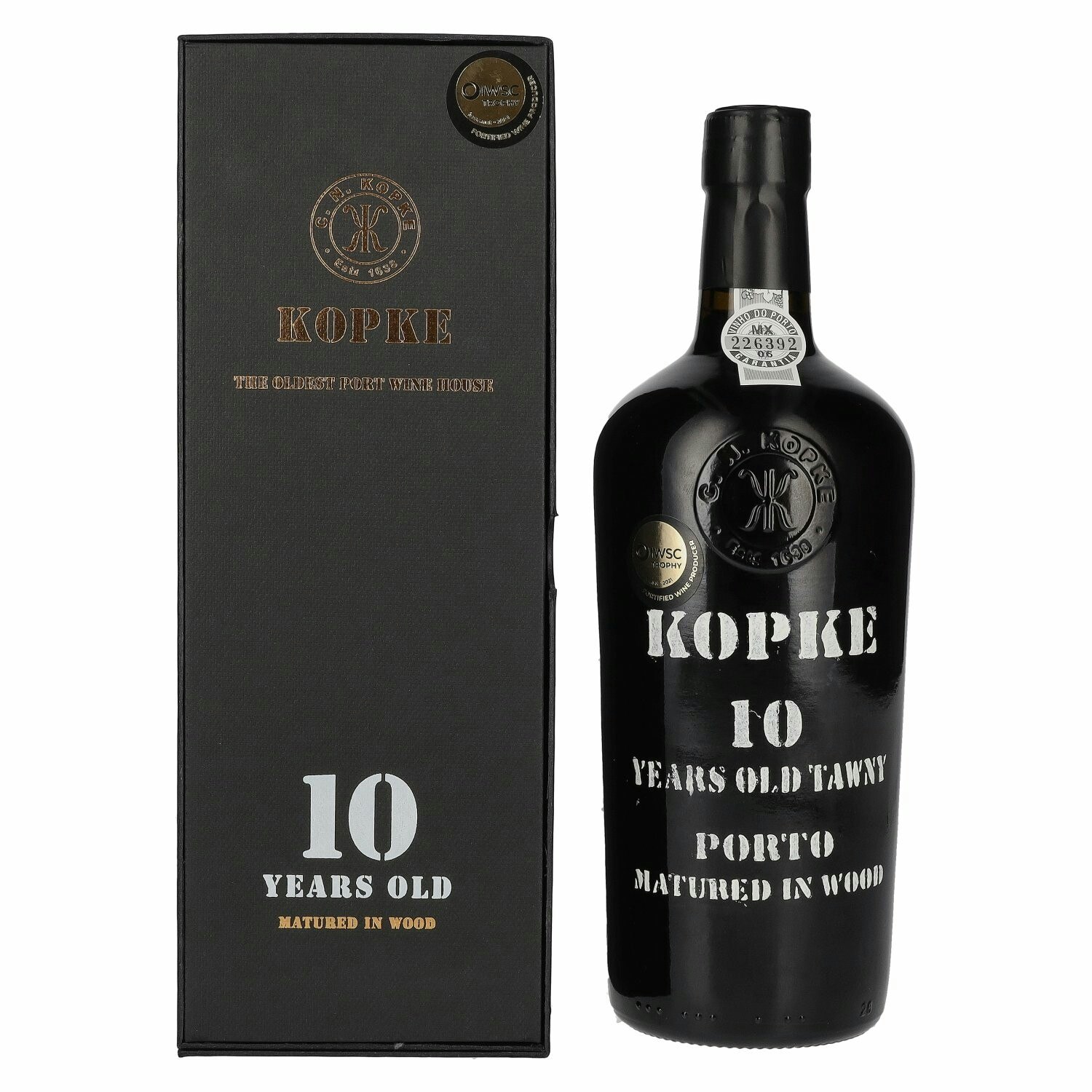 Kopke 10 Years Old TAWNY Porto 20% Vol. 0,75l in Giftbox