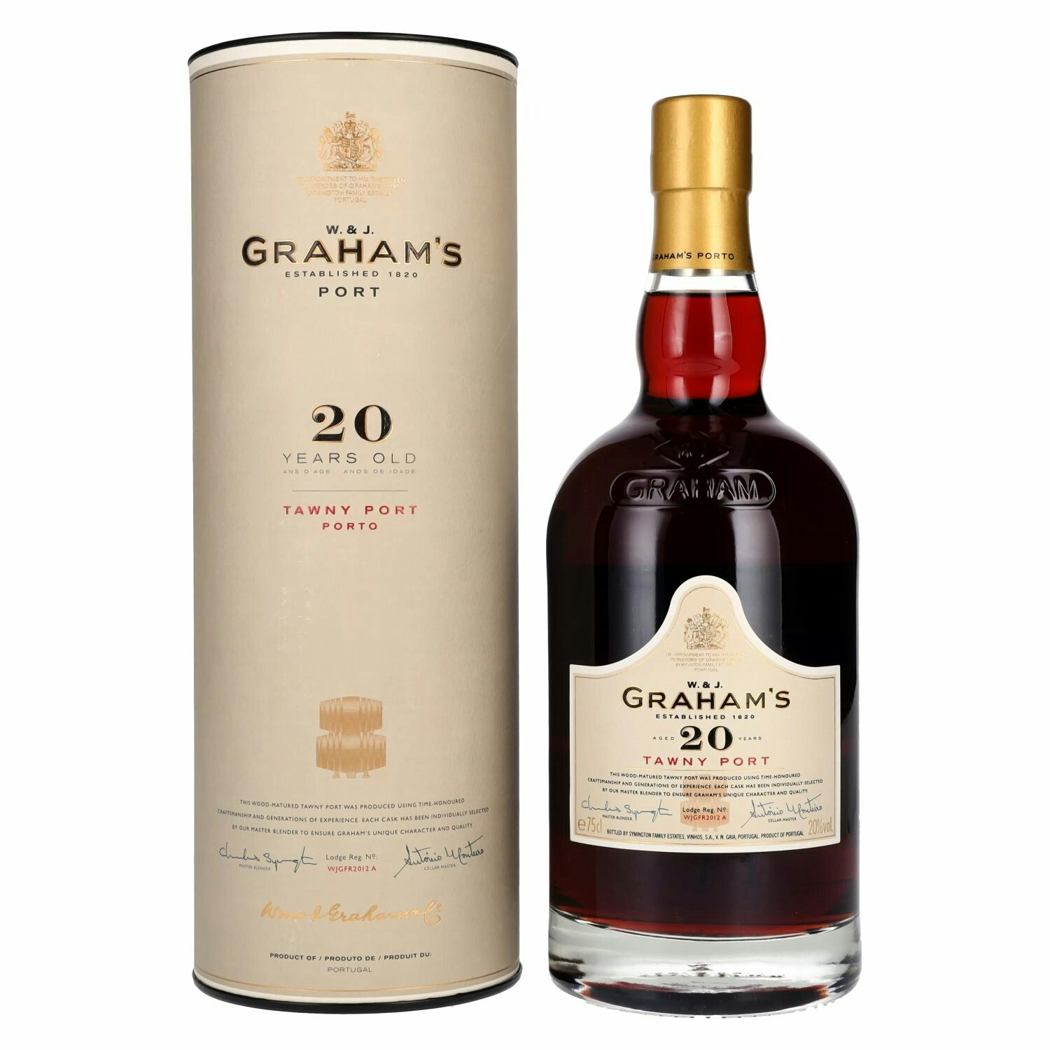 W. & J. Graham's Tawny Port 20 Years Old 20% Vol. 0,75l in Giftbox