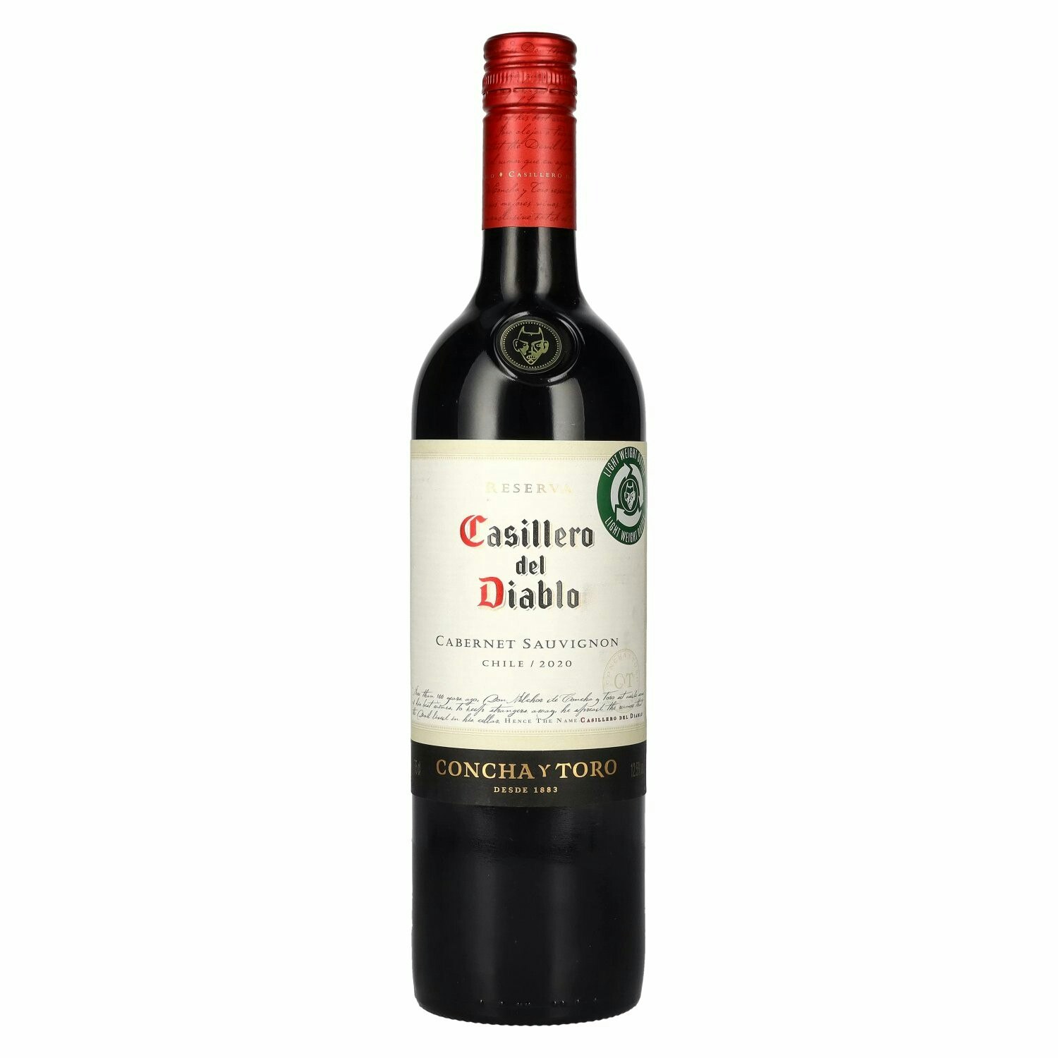 Concha y Toro Casillero del Diablo CABERNET SAUVIGNON Reserva 2020 12,5% Vol. 0,75l